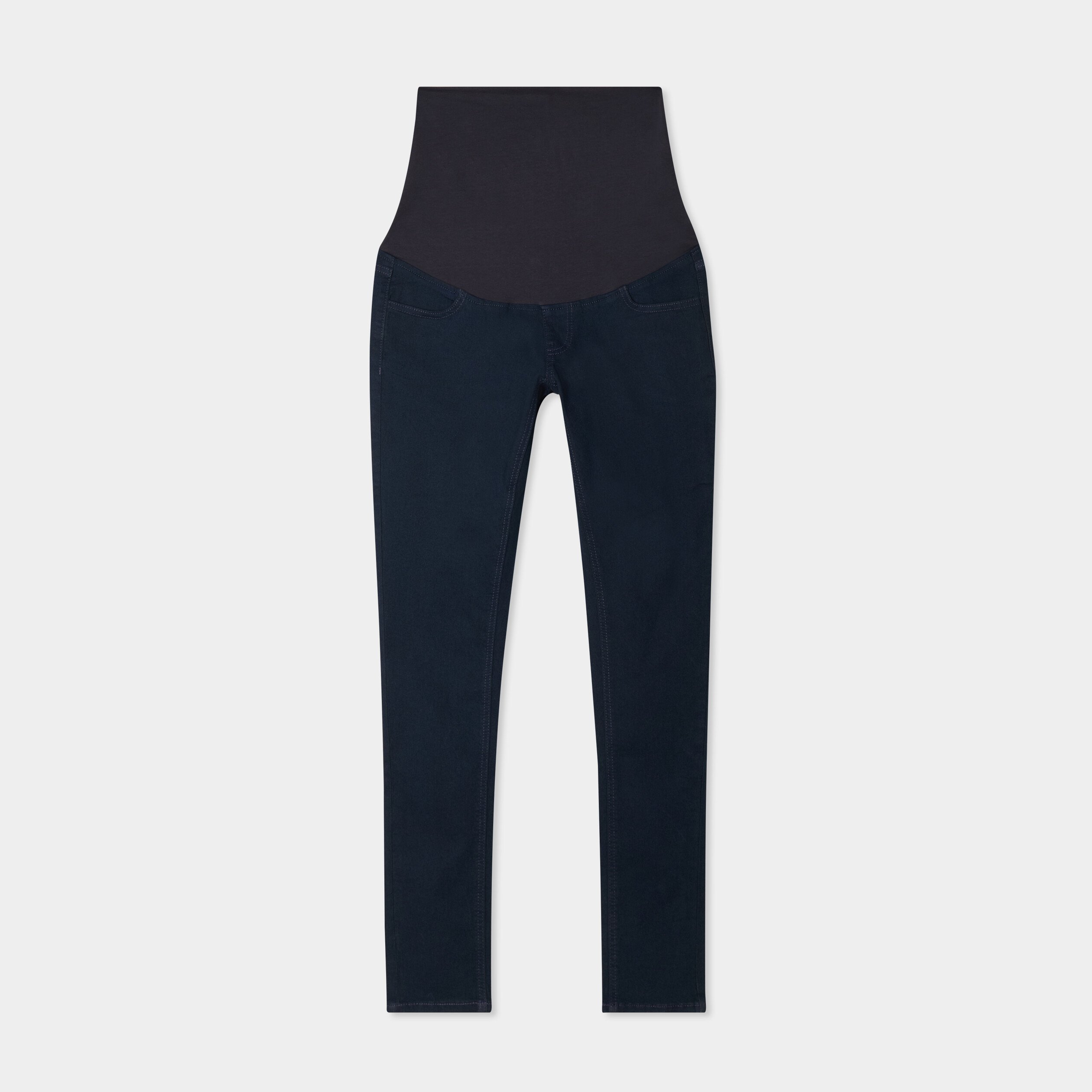 jegging grossesse confort avec bandeau denim blue black femmemater Jegging grossesse confort avec bandeau denim blue black femme maternité