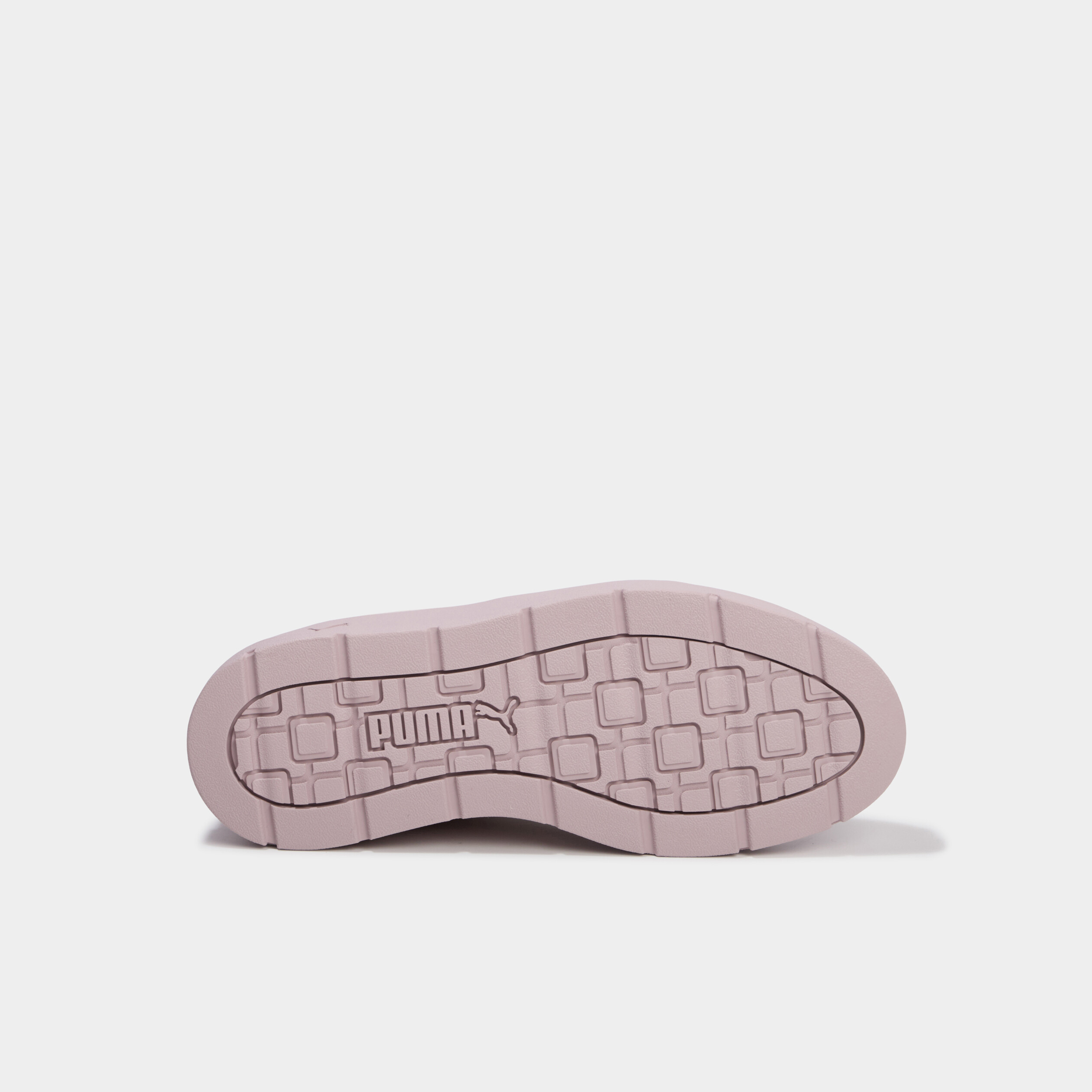 Baskets &agrave; lacets Puma Karmen SD rose poudr&eacute;e femme
