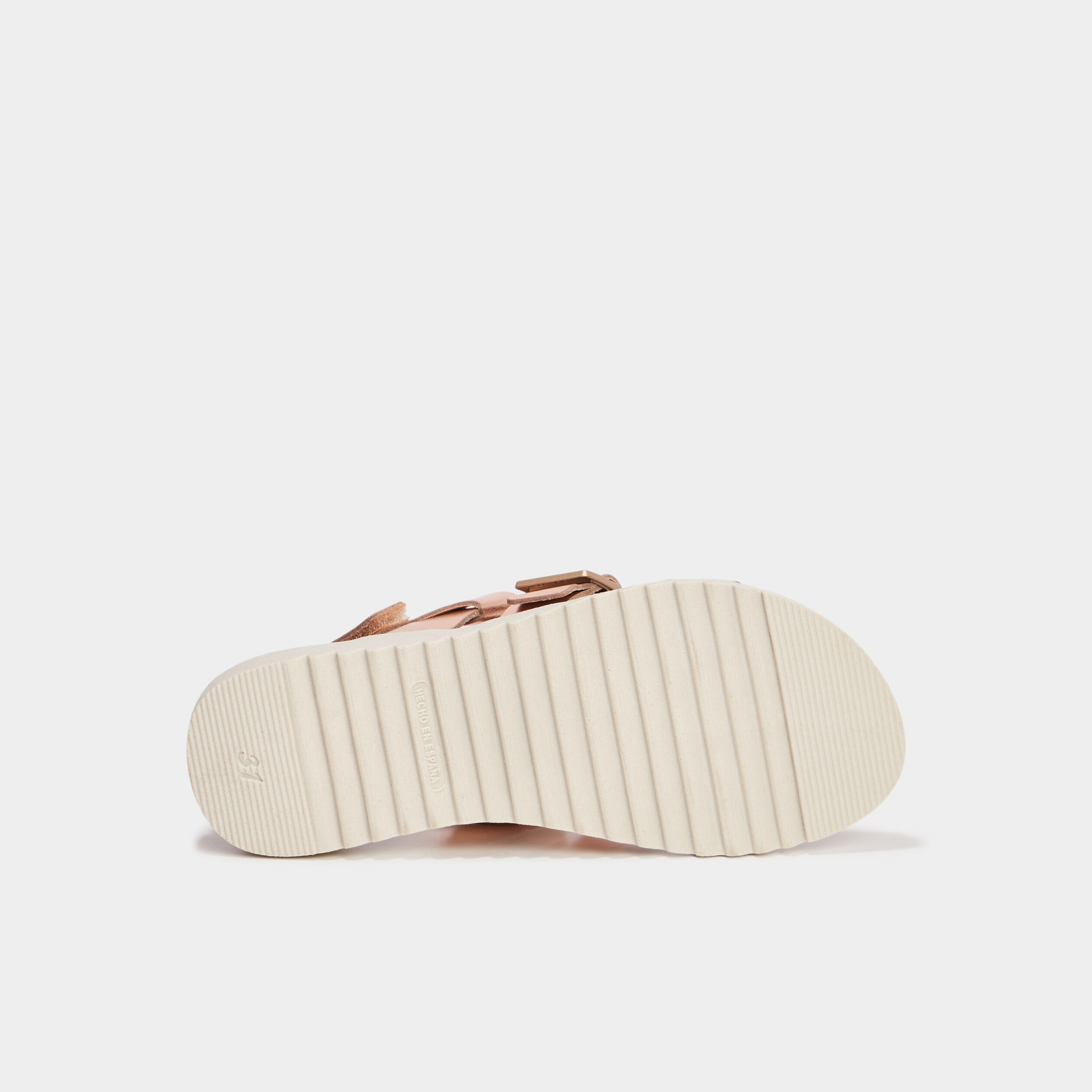 sandales en cuir kickers alana rose fille Sandales en cuir Kickers Alana rose fille