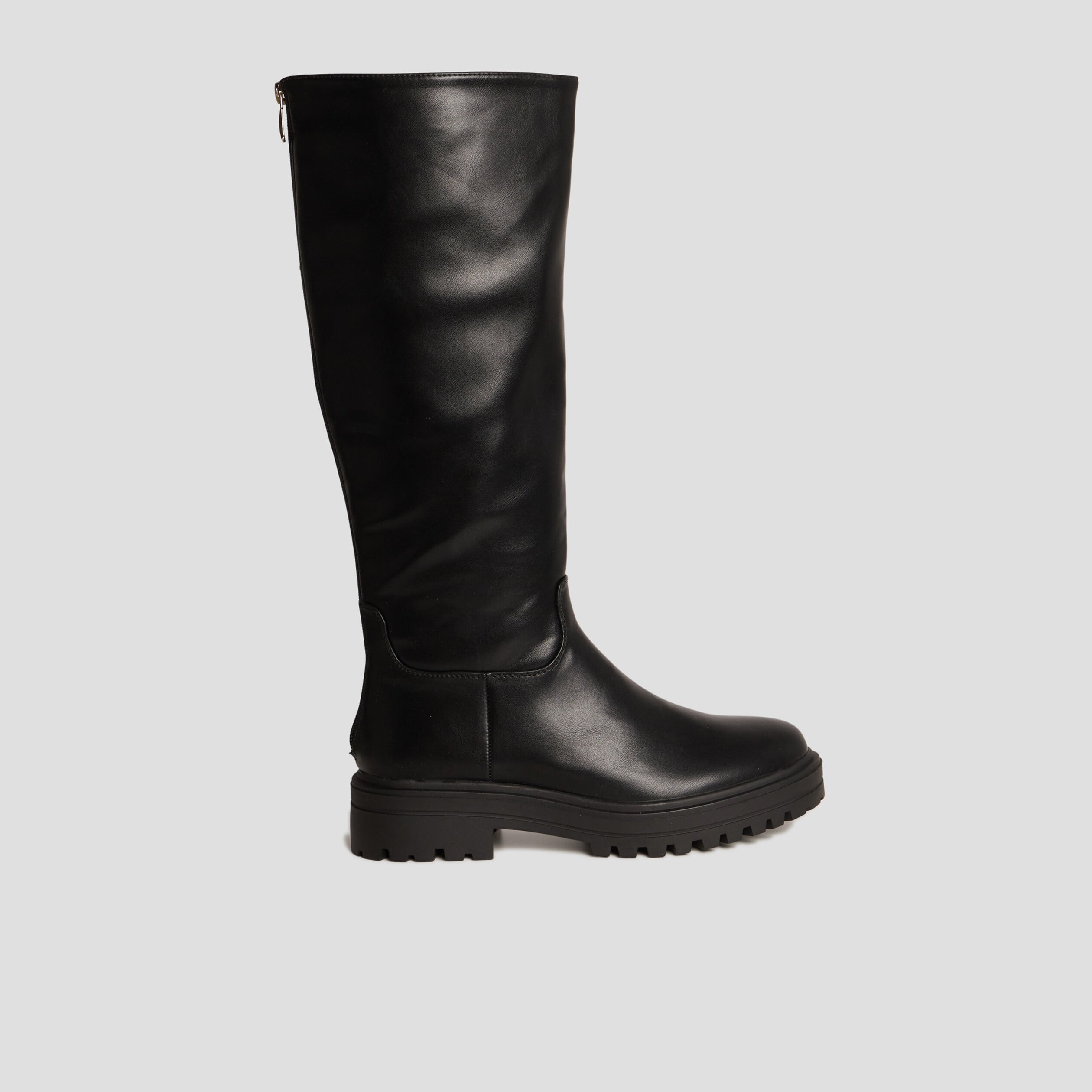 Bottes semelle chunky noir femme