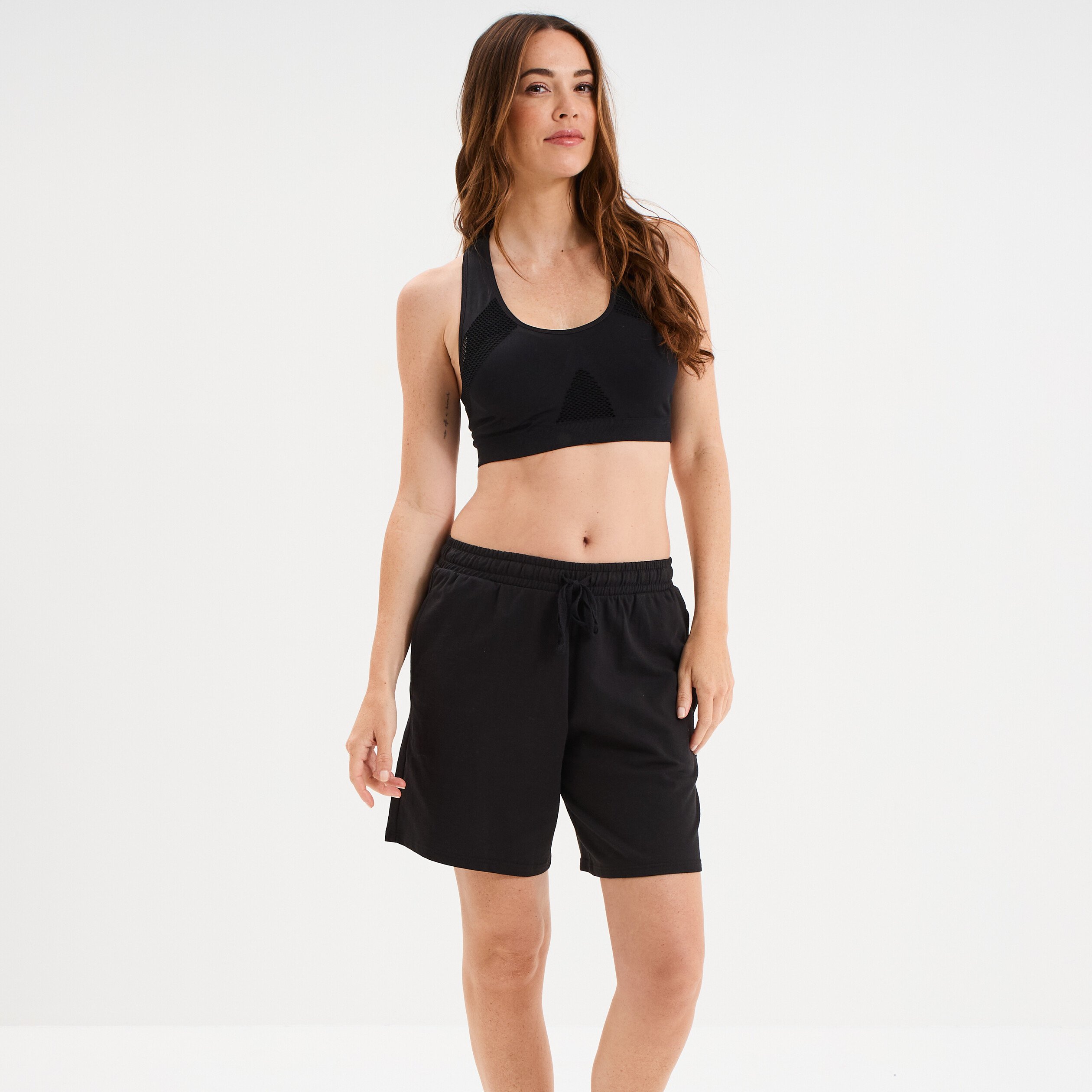 brassiere sport microfibre dos nageur noir femme Brassière sport microfibre dos nageur noir femme