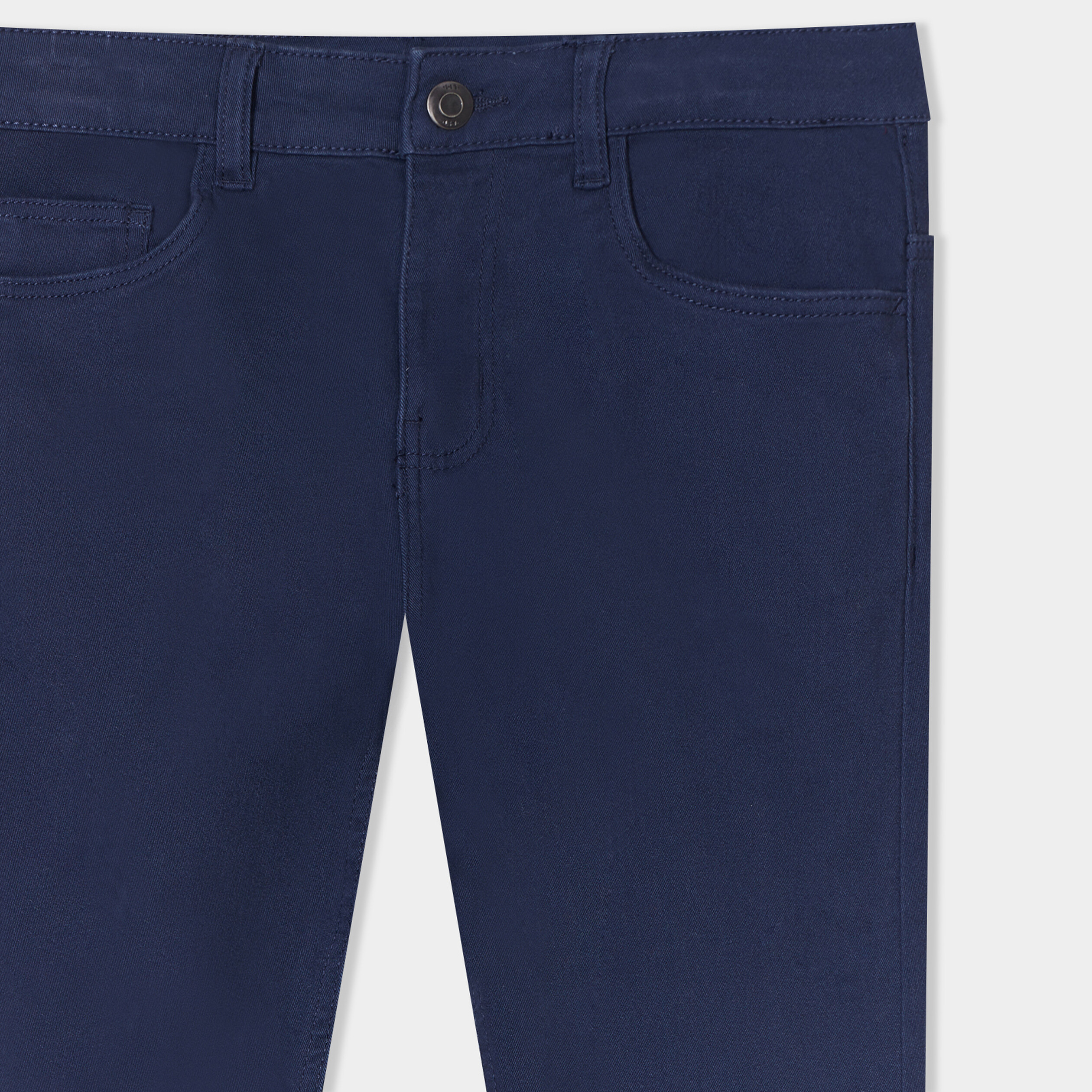 pantalon slim stretch bleu marine garcon Pantalon slim stretch bleu marine garçon