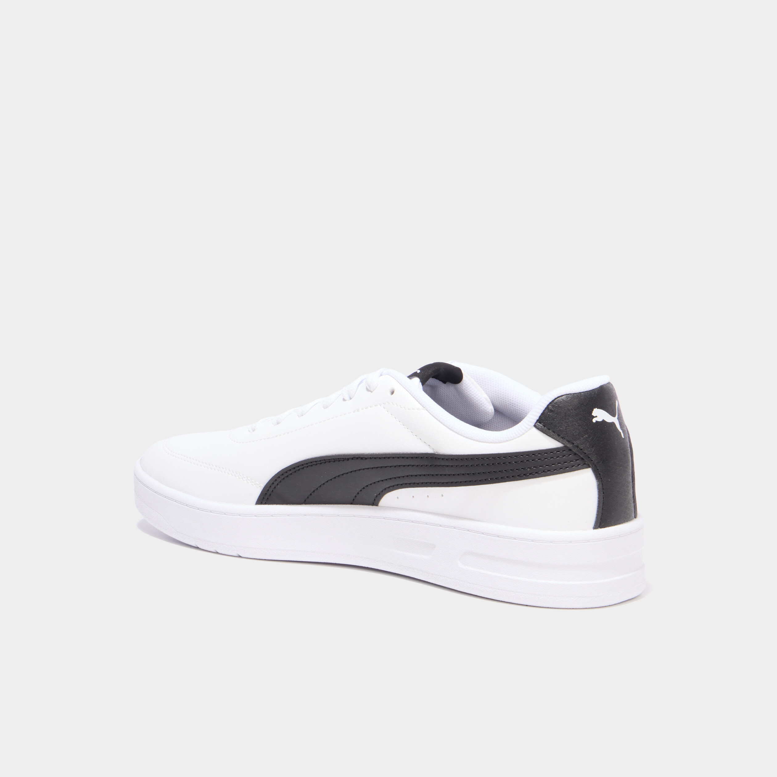 Baskets Puma Court Classic Clean noir homme
