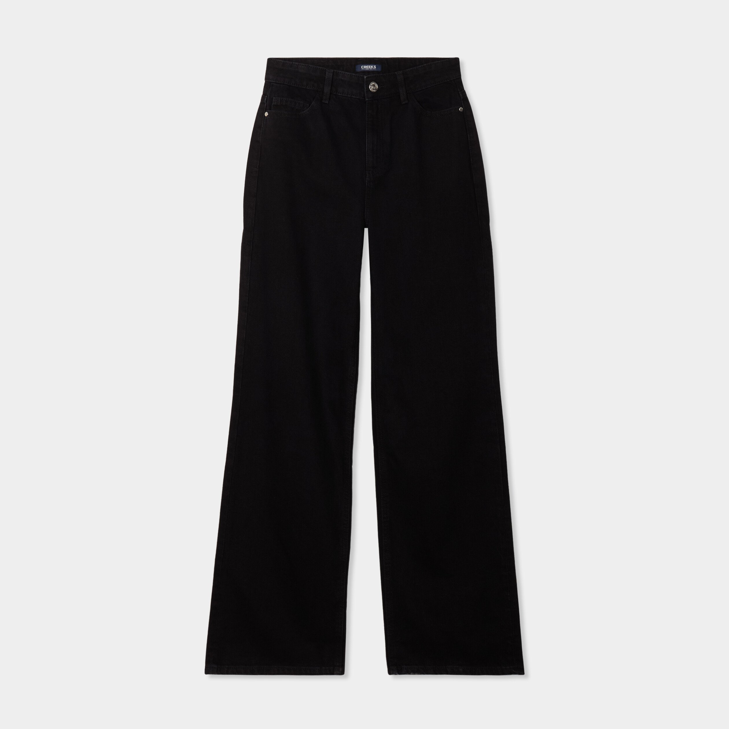 Wide Leg Jean Noir Taille Haute Street One Studio WIDE LEG JEANS