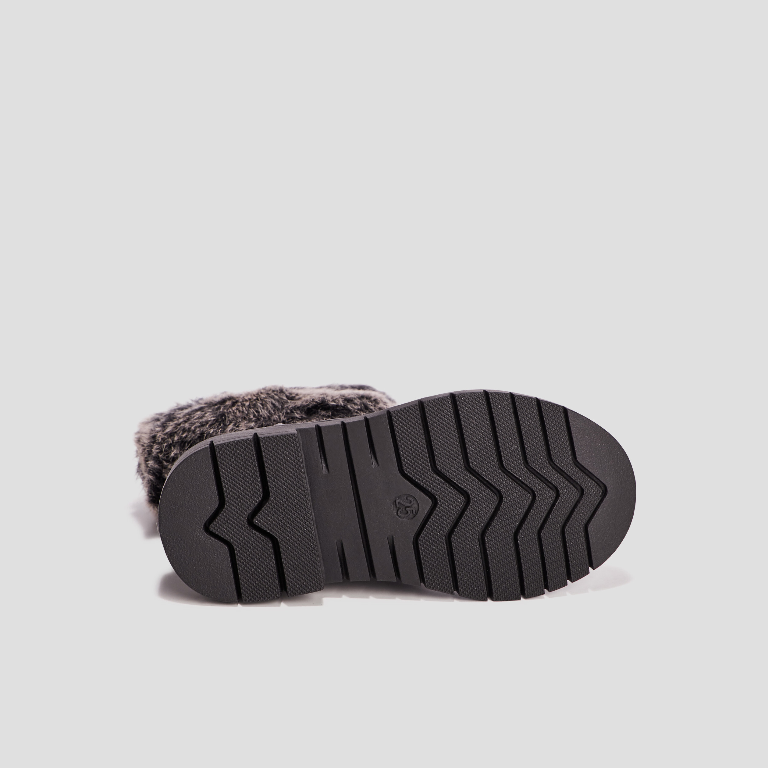 Bottines zippées vernies noir fille