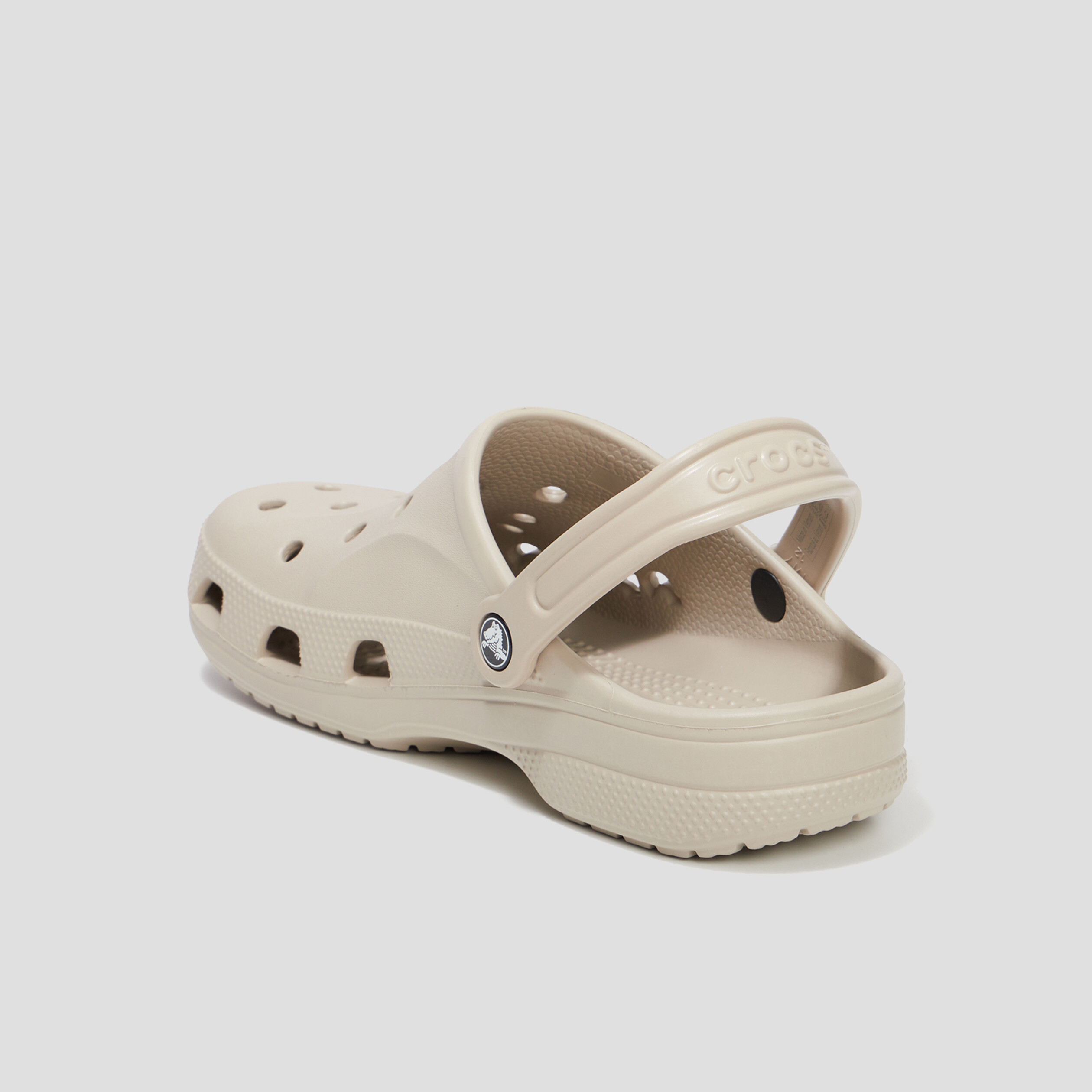 Sabots &agrave; bride ajour&eacute; Crocs sable femme