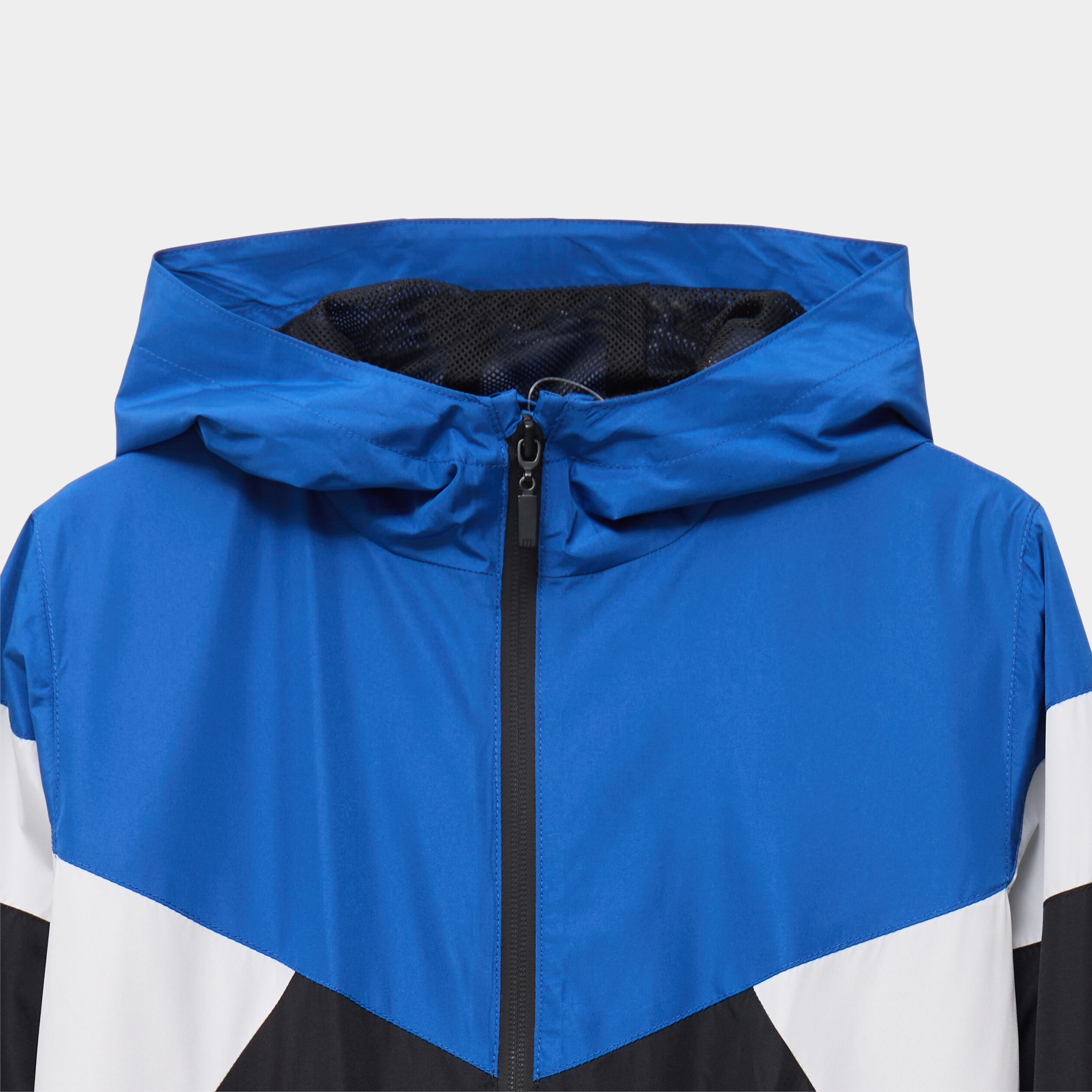 Coupe-vent d&eacute;perlant &agrave; capuche bleu roi gar&ccedil;on