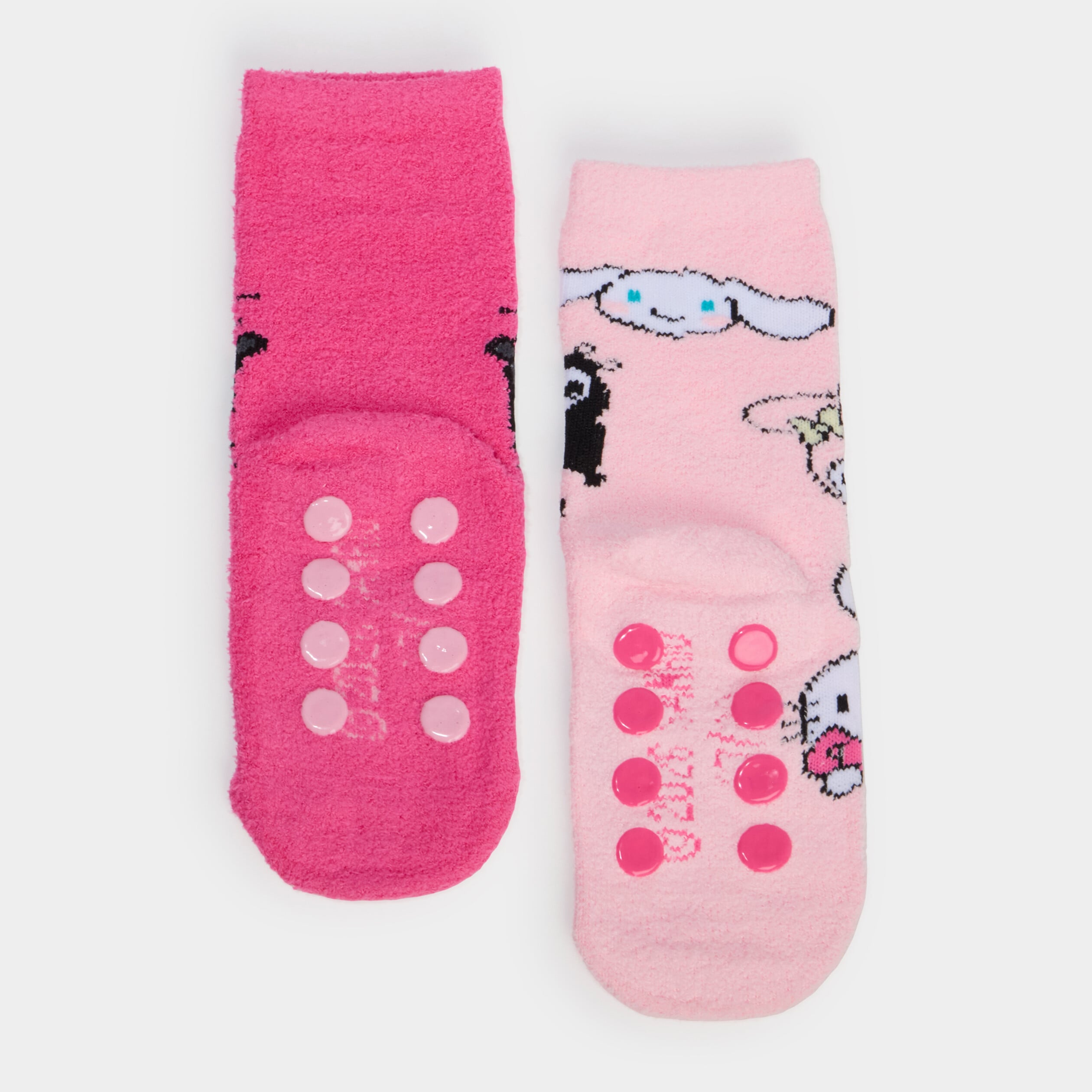 Lot 2 paires chaussettes Hello Kitty rose fille