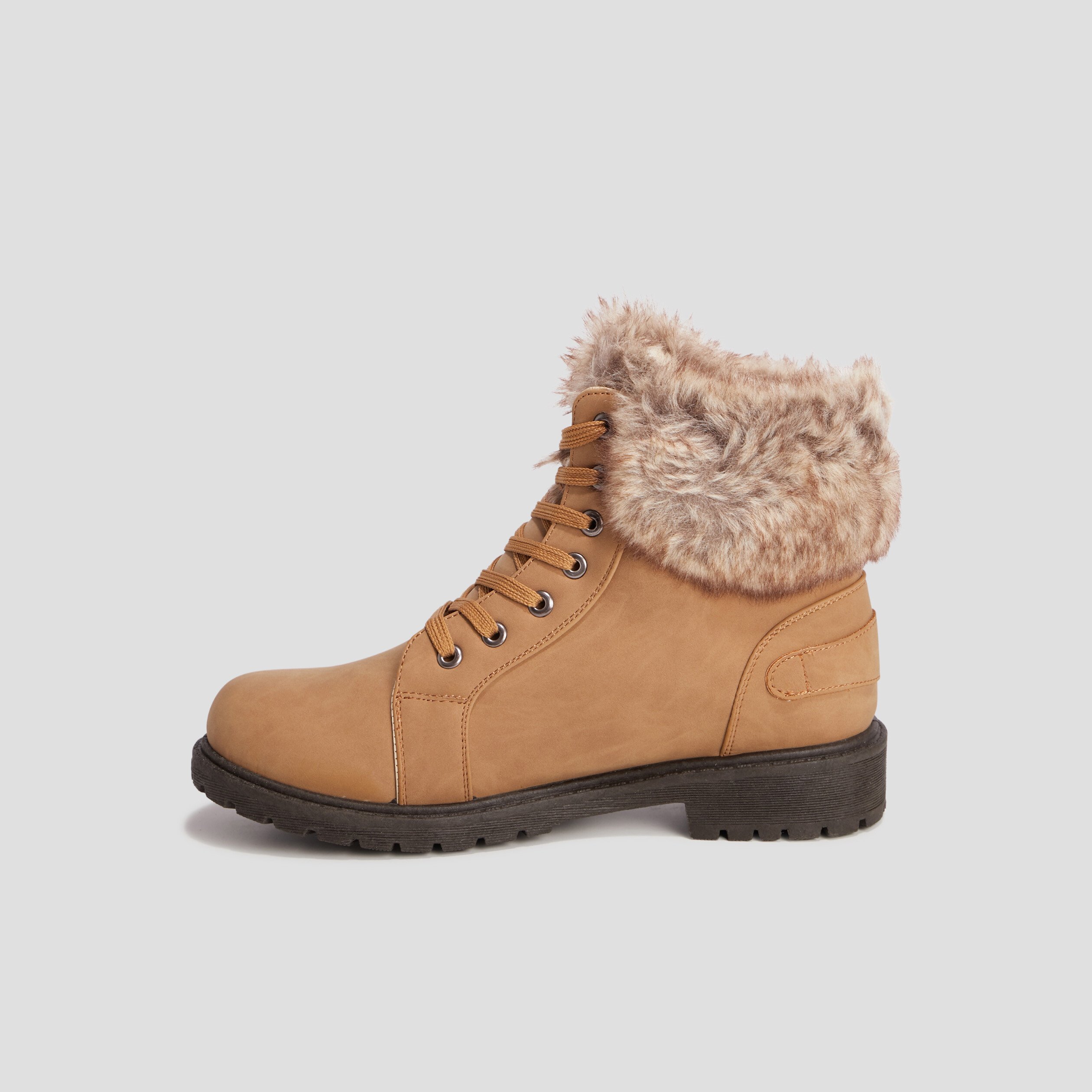 Boots fourrure femme online