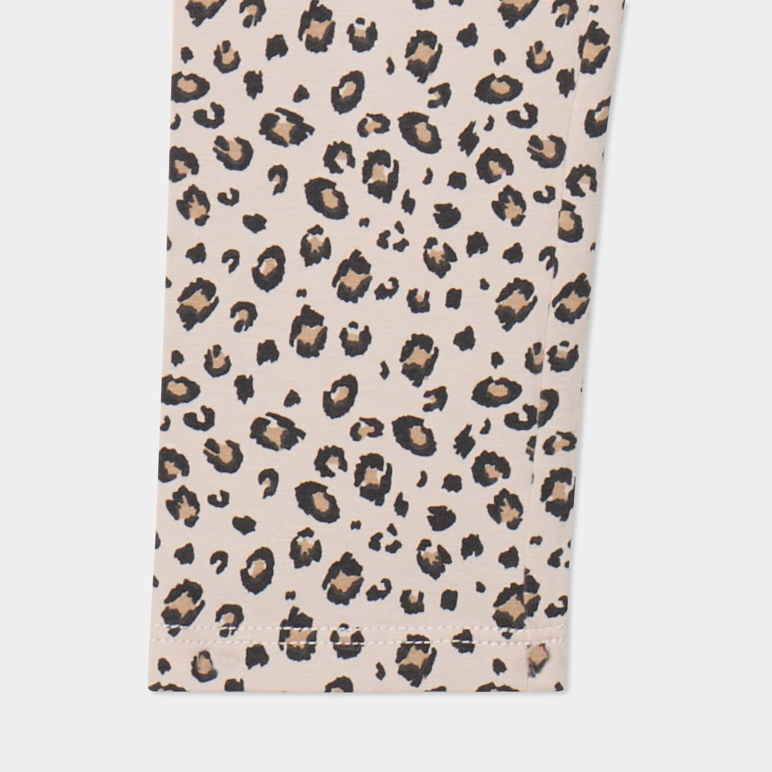 Legging taille &eacute;lastiqu&eacute;e coton sable fille