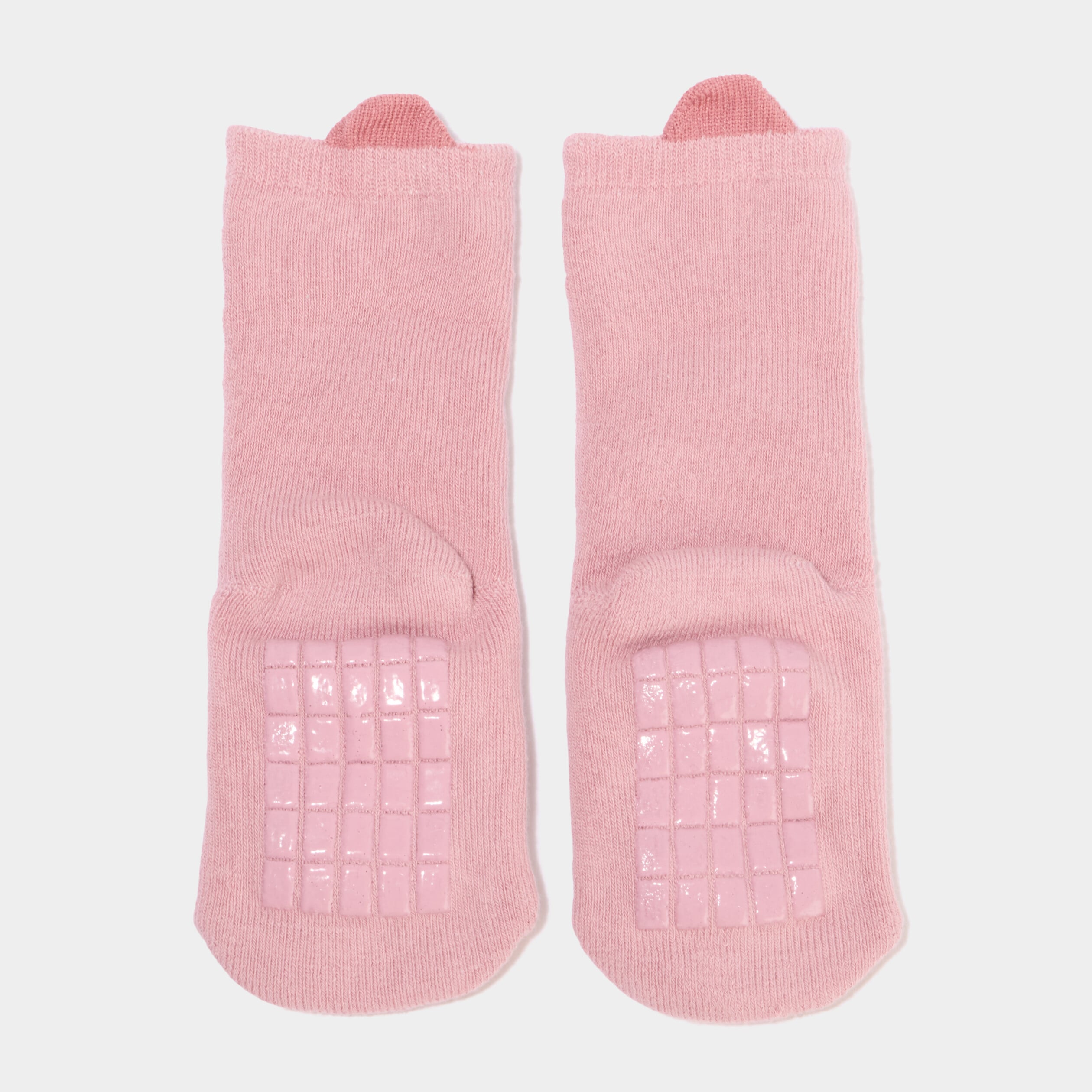 Chaussettes d'int&eacute;rieur rose b&eacute;b&eacute; fille