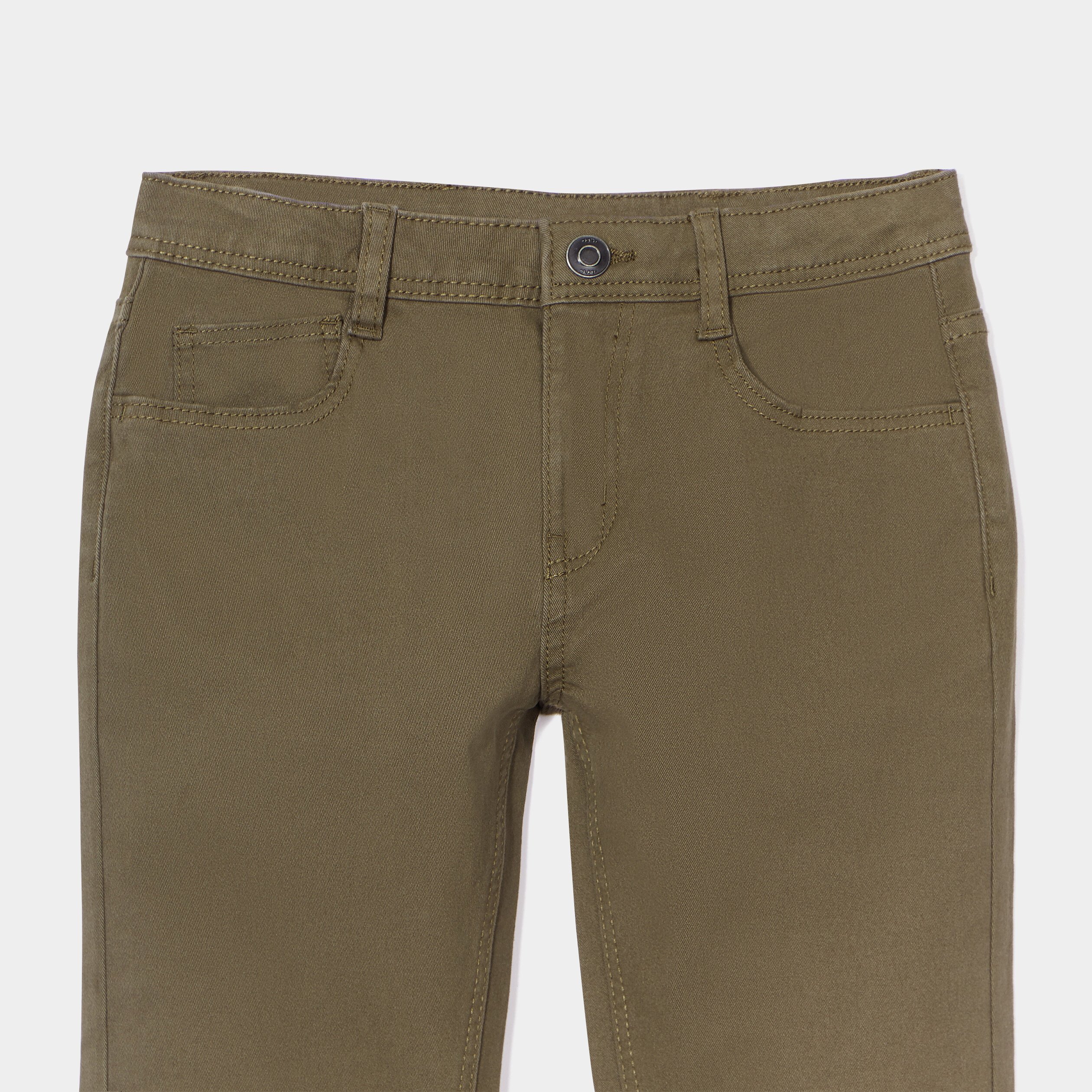 pantalon regular avec poches vert kaki garcon Pantalon regular avec poches vert kaki garçon