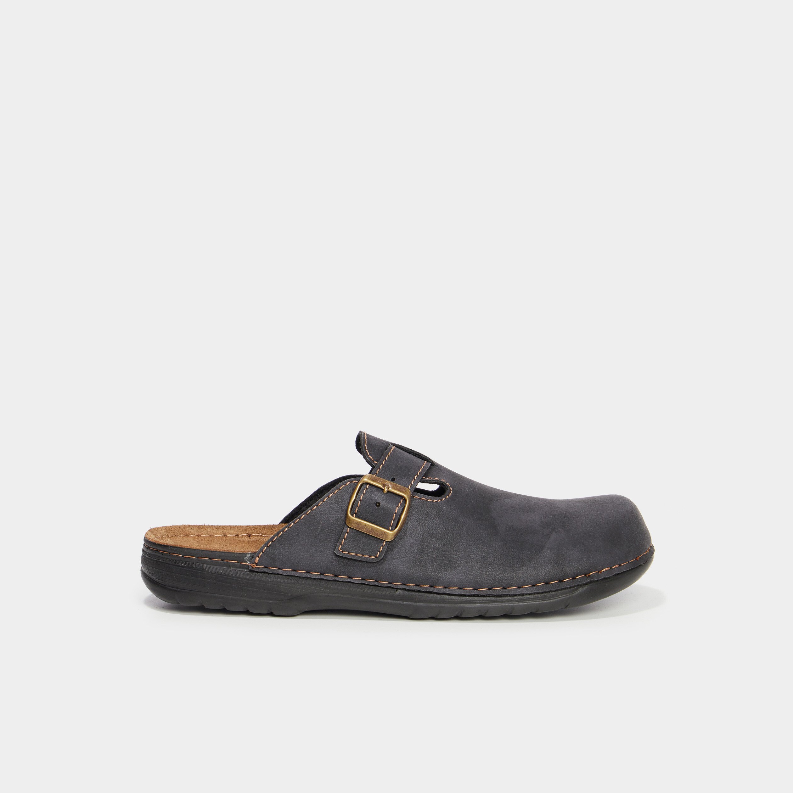 mules avec boucles noir homme Mules avec boucles noir homme