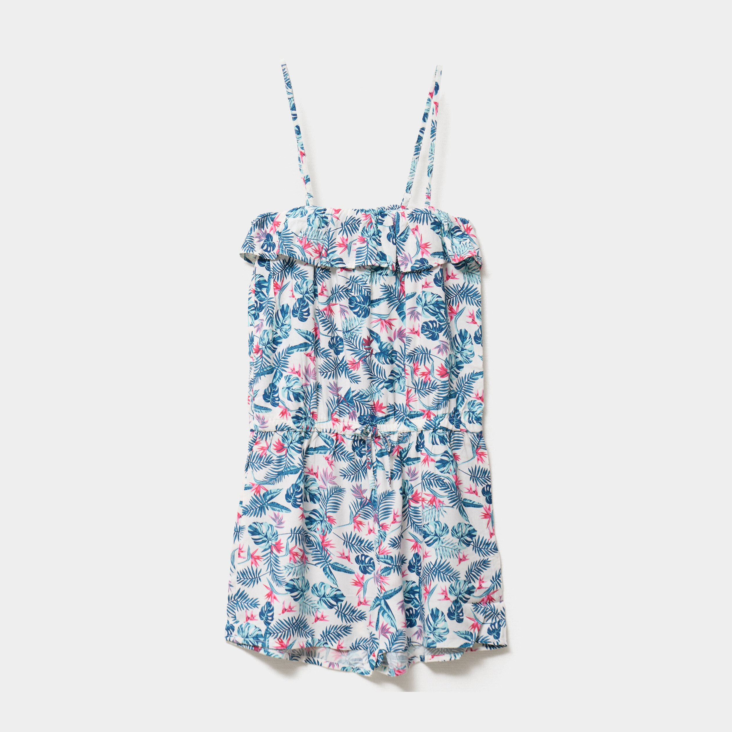 robe de plage a bretelles blanc fille Robe de plage à bretelles blanc fille