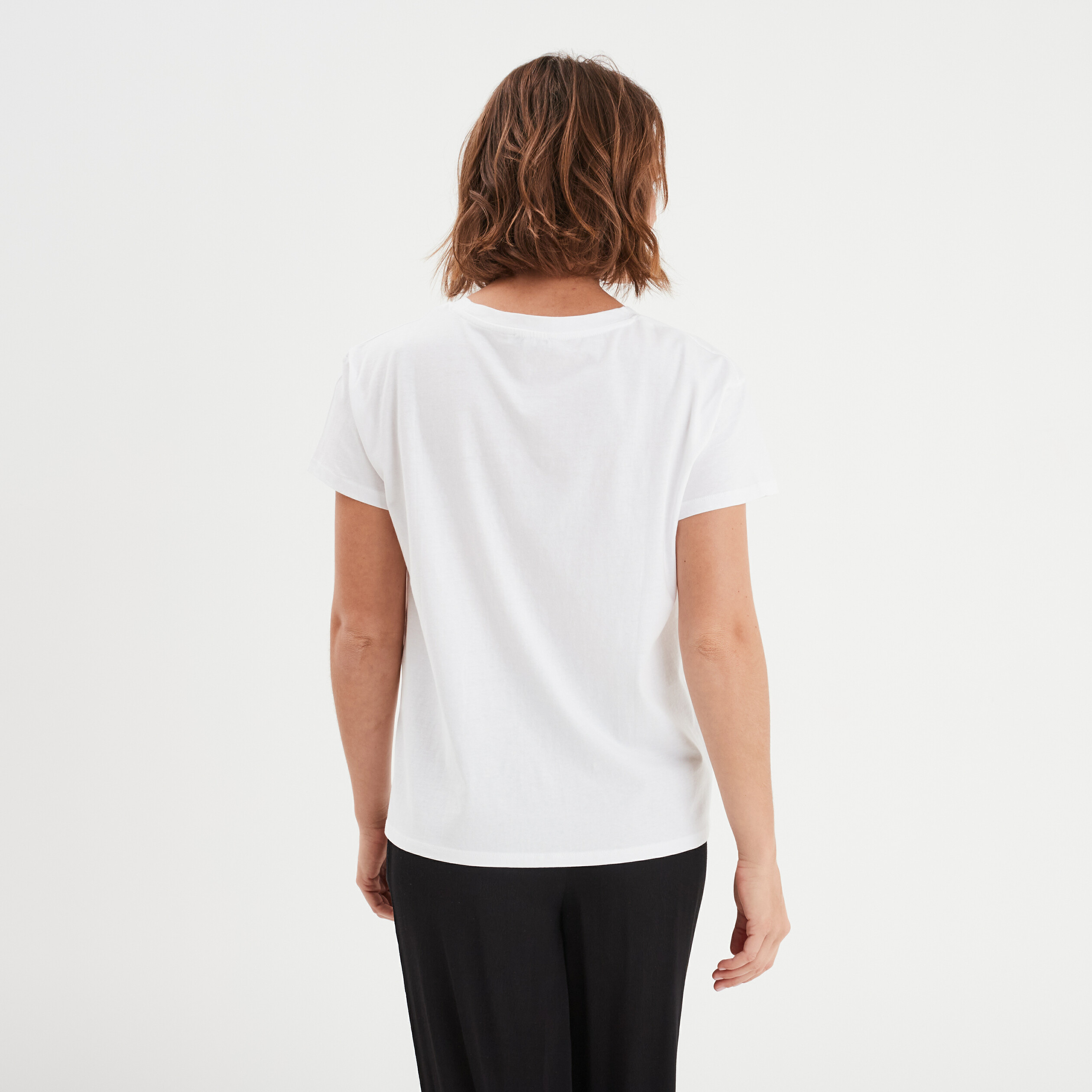 t shirt fete des meres oversize coton ecru femme T-shirt Fête des mères oversize coton ecru femme