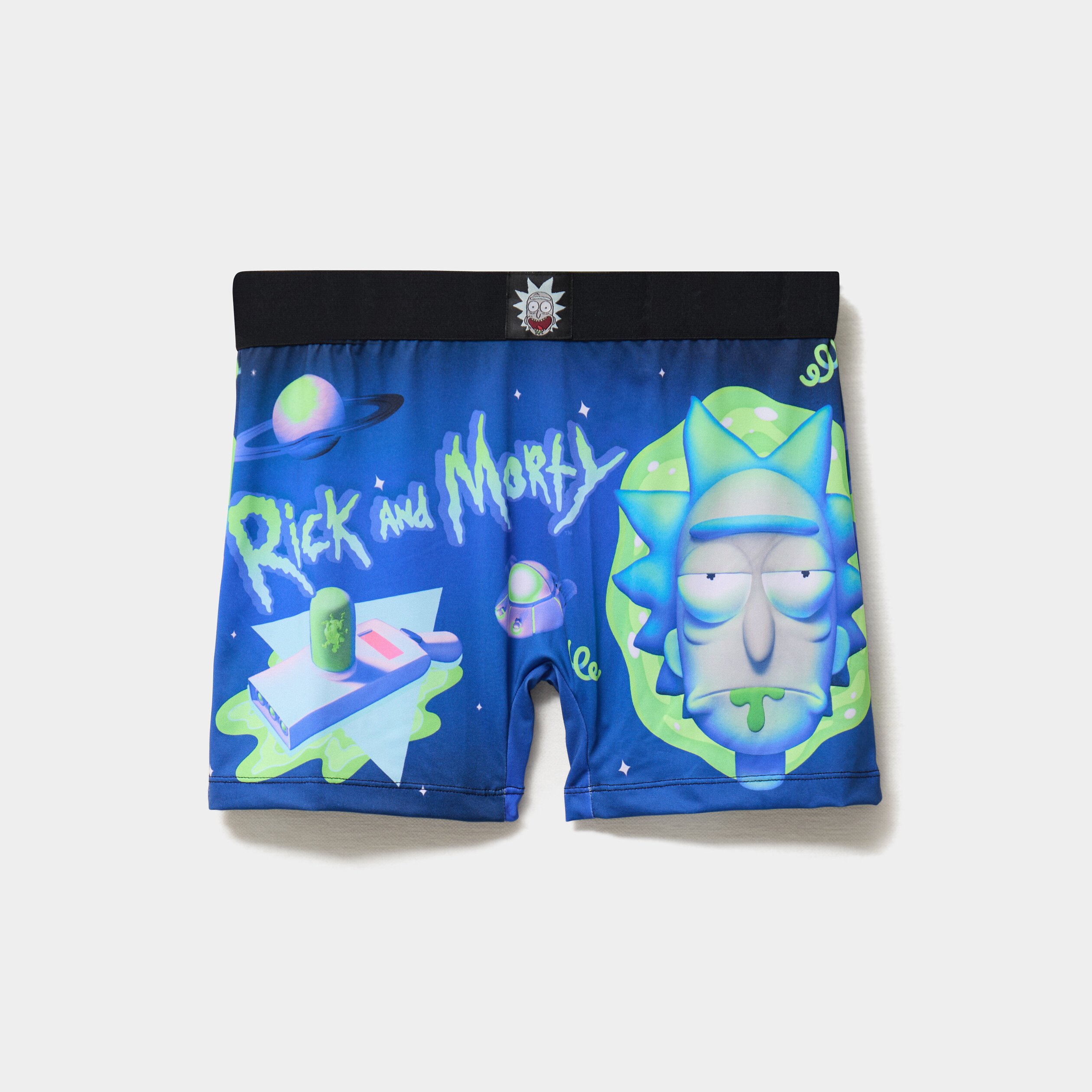 boxer rick et morty bleu homme Boxer Rick et Morty bleu homme