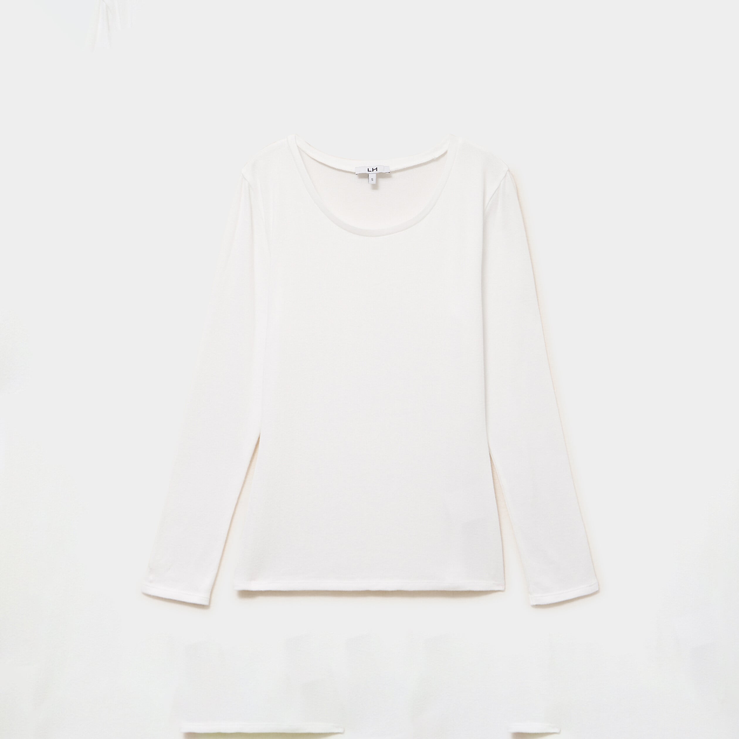 T-shirt thermique manches longues blanc femme