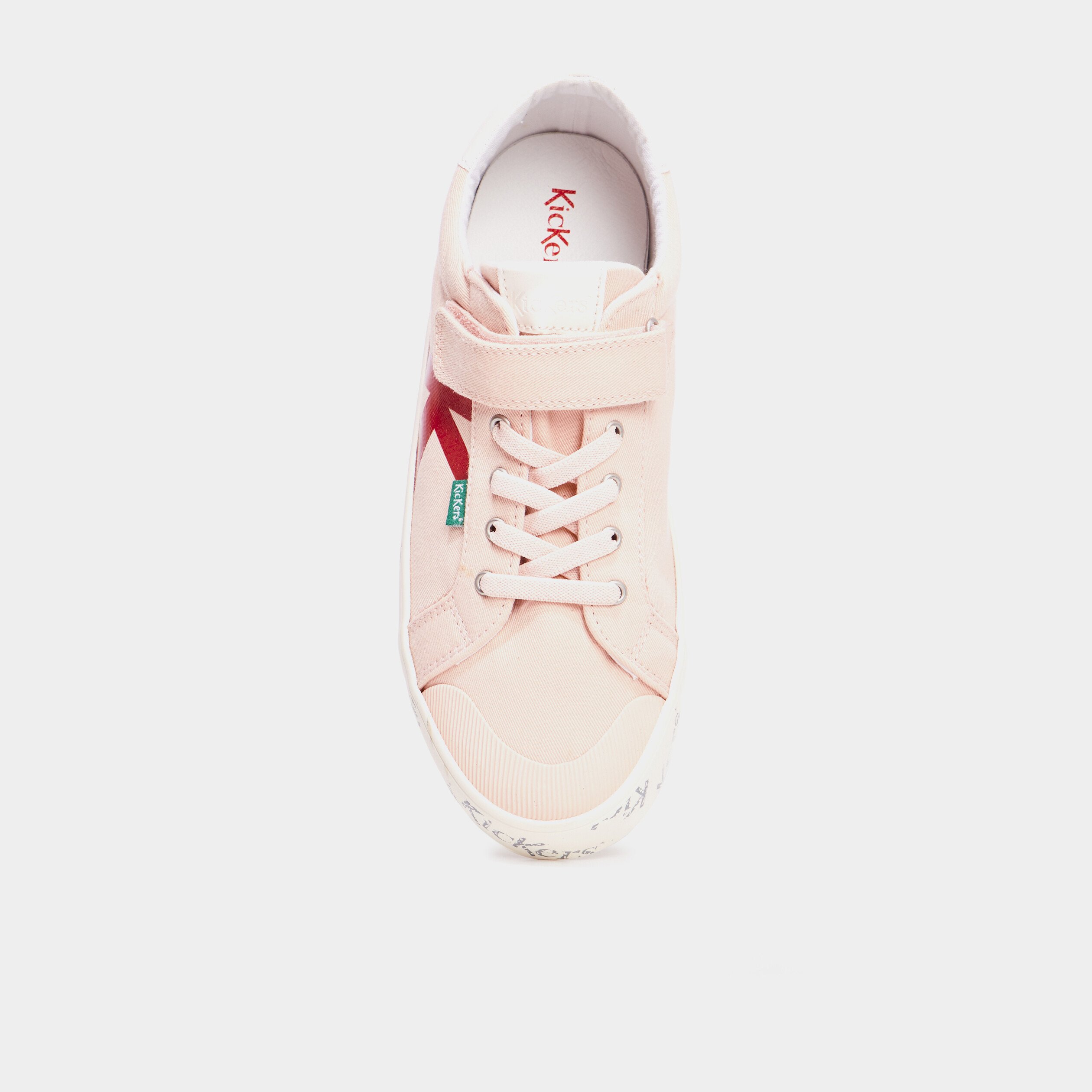tennis basses a scratchs kickers gody rose fille Tennis basses à scratchs Kickers Gody rose fille