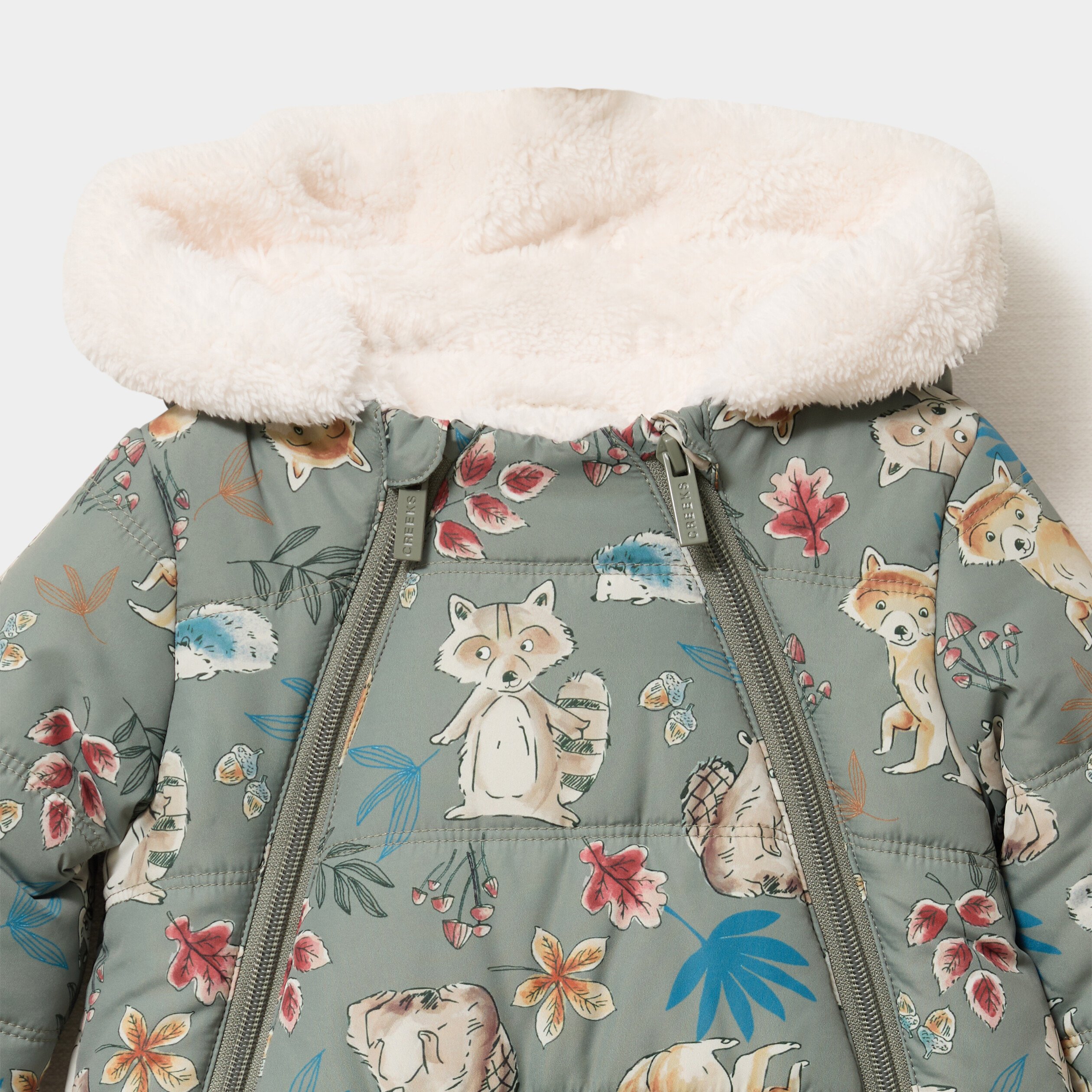 Combinaison pilote à capuche Creeks bleu gris bébé garçon La Halle