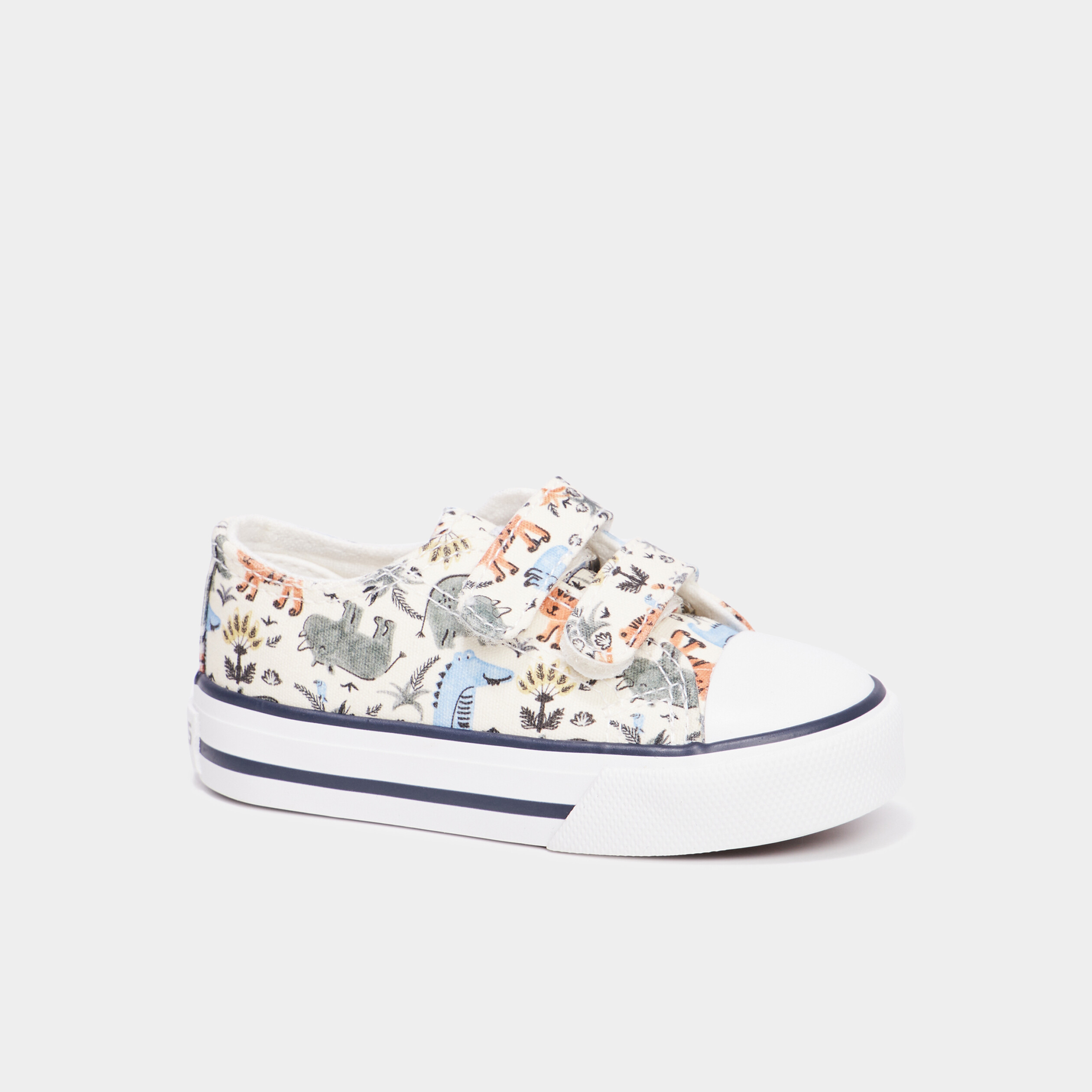 Tennis en toile à scratchs Creeks multicolore bébé garçon