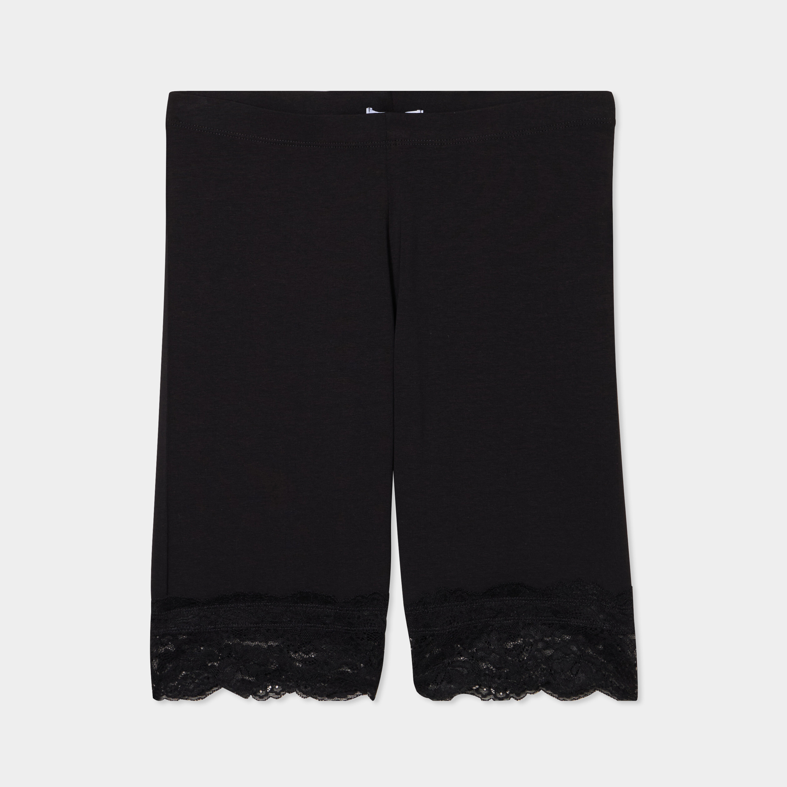 legging corsaire a dentelle noir femme Legging corsaire à dentelle noir femme