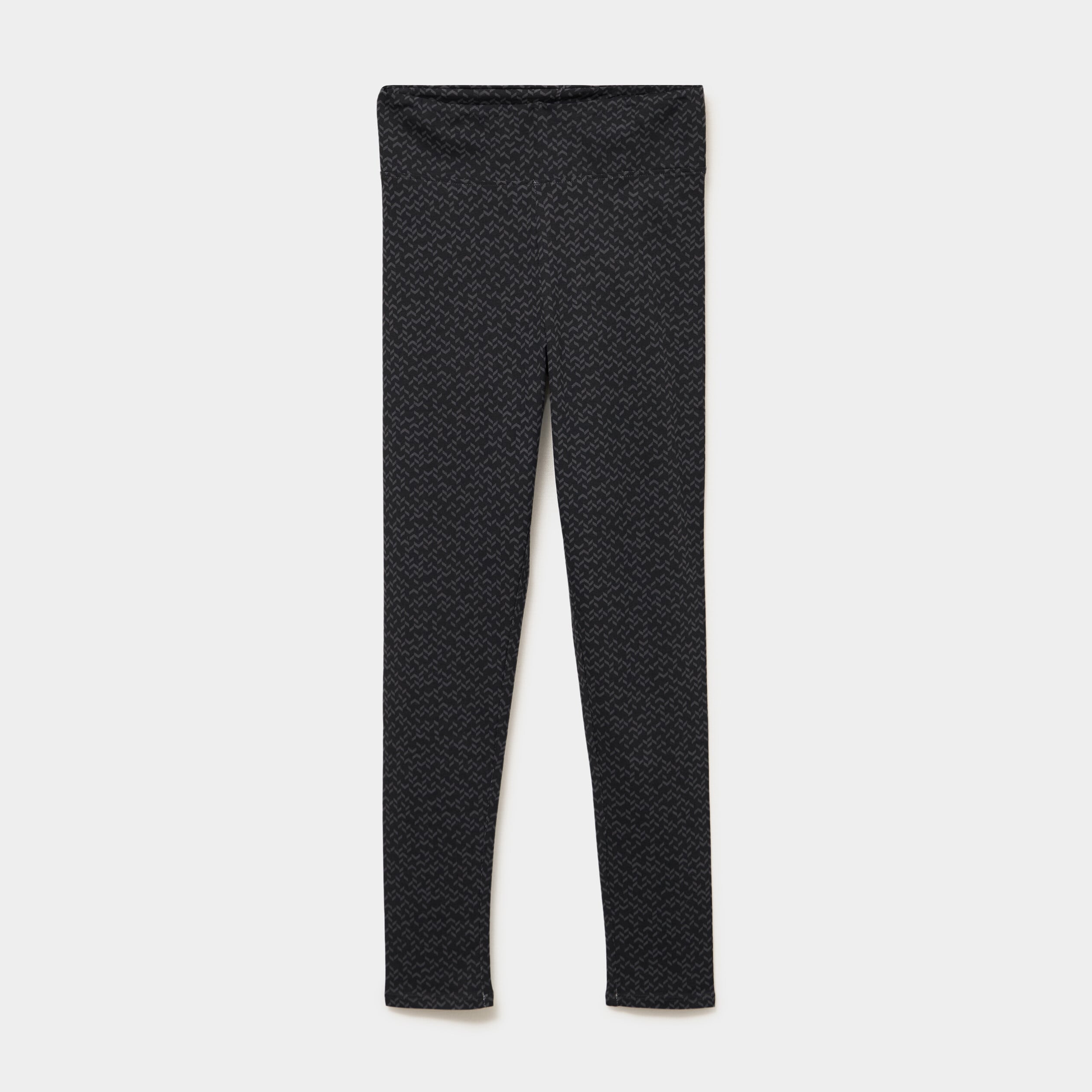 Legging taille haute coton noir femme