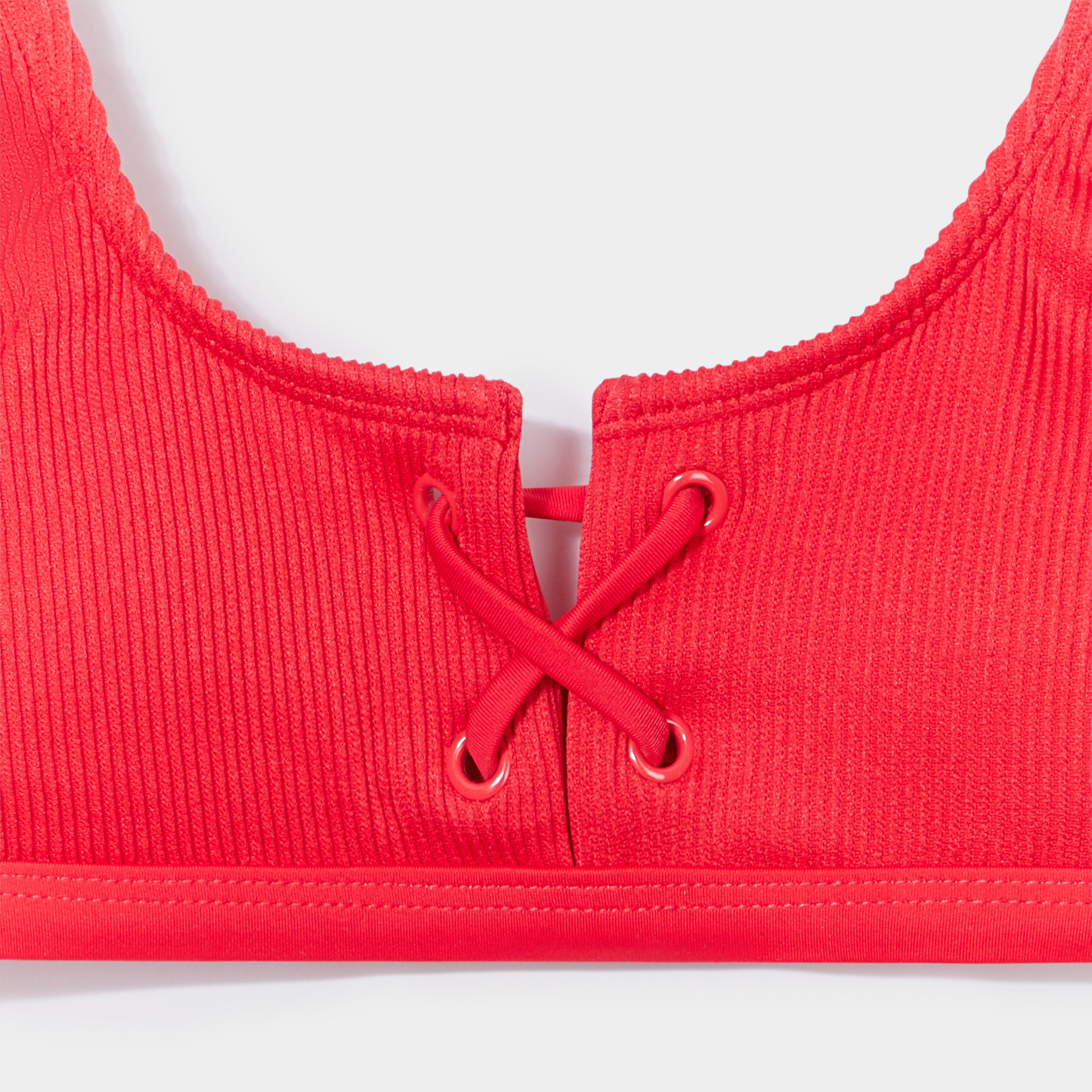 Maillot de bain 2 pi&egrave;ces rouge fille