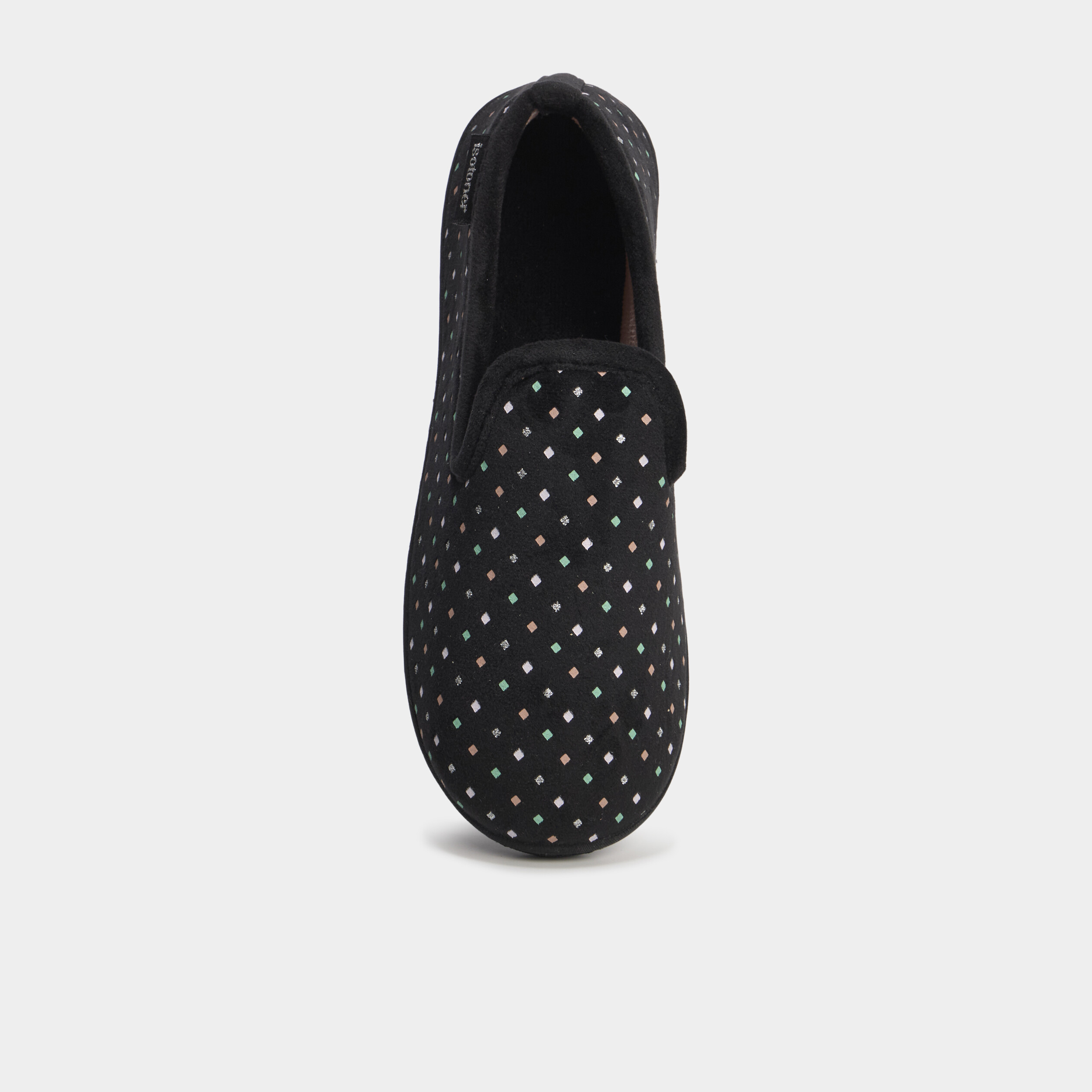 chaussons isotoner vert anis femme Chaussons Isotoner vert anis femme
