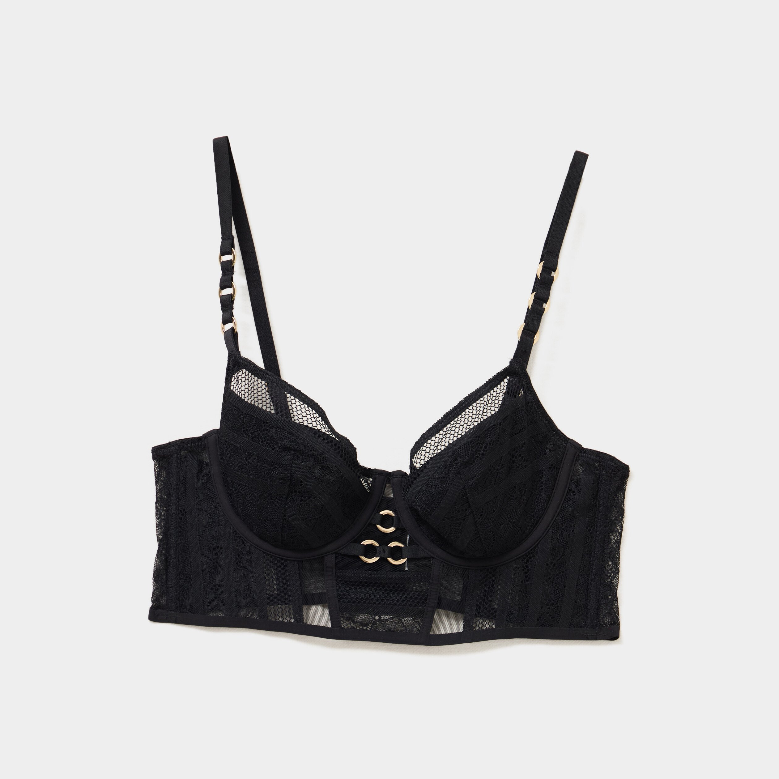 soutien gorge bustier dentelle noir femme Soutien-gorge bustier dentelle noir femme