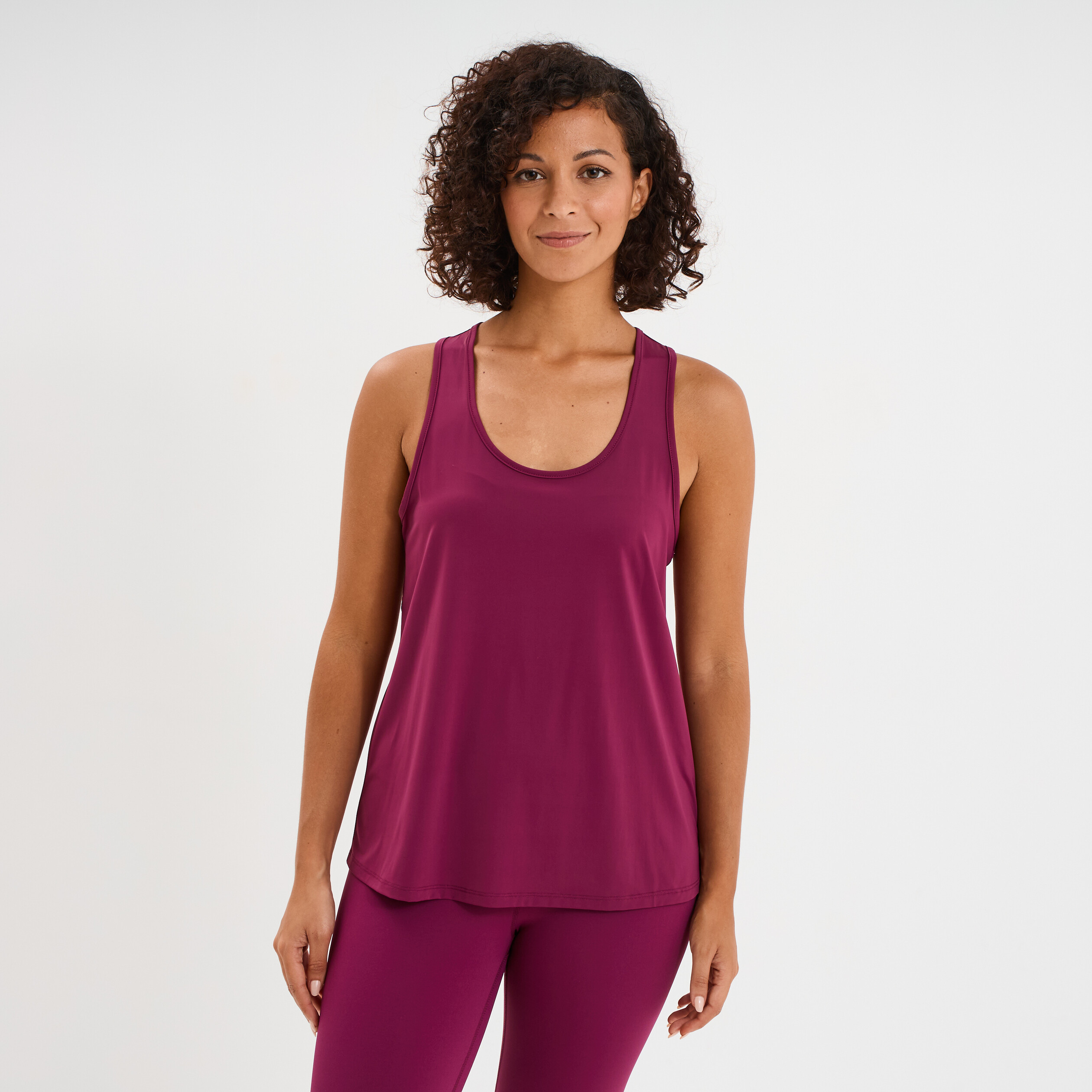 Débardeur violet neuf taille L 100% cachemire marque Terry