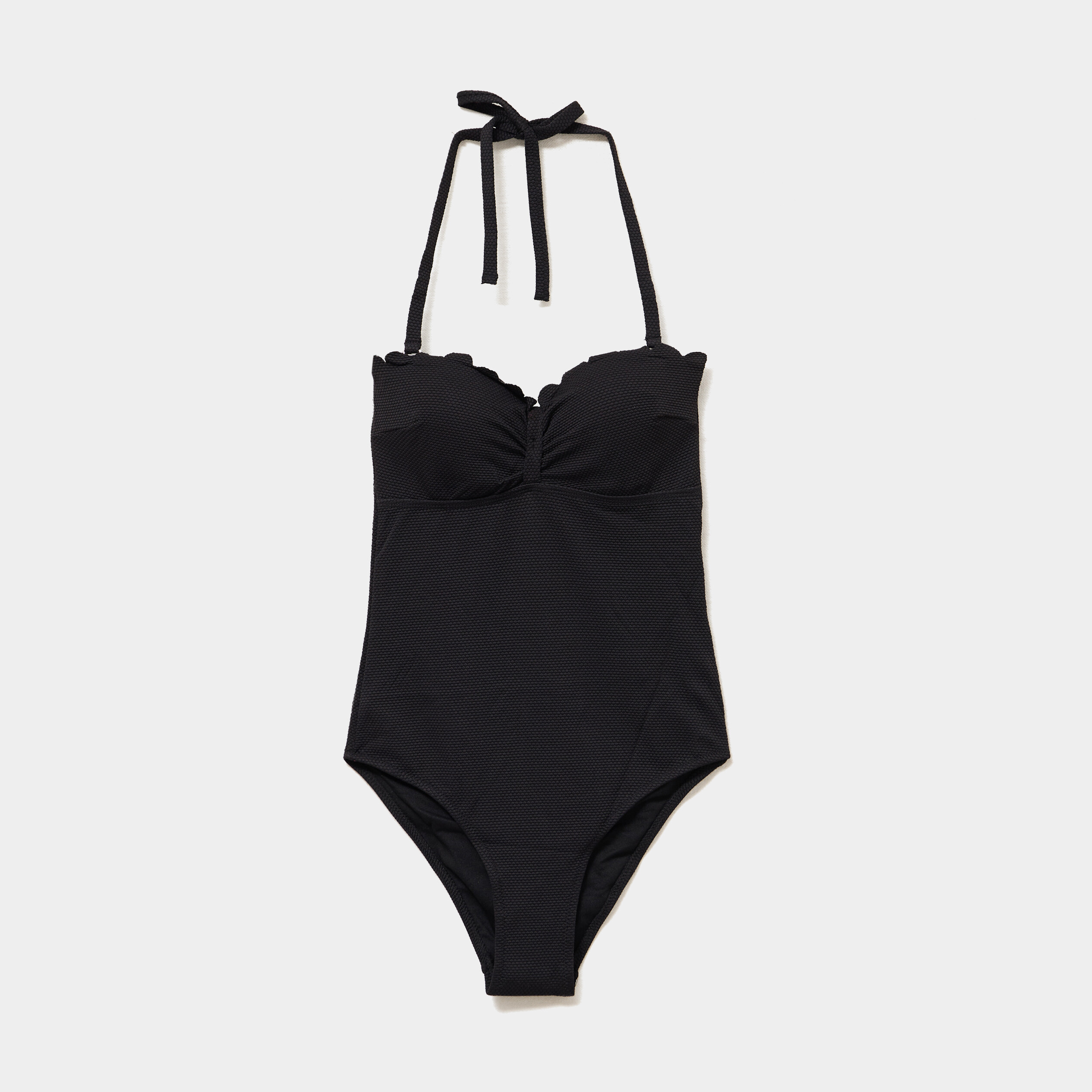 Maillot de bain une pi&egrave;ce dos nu noir femme