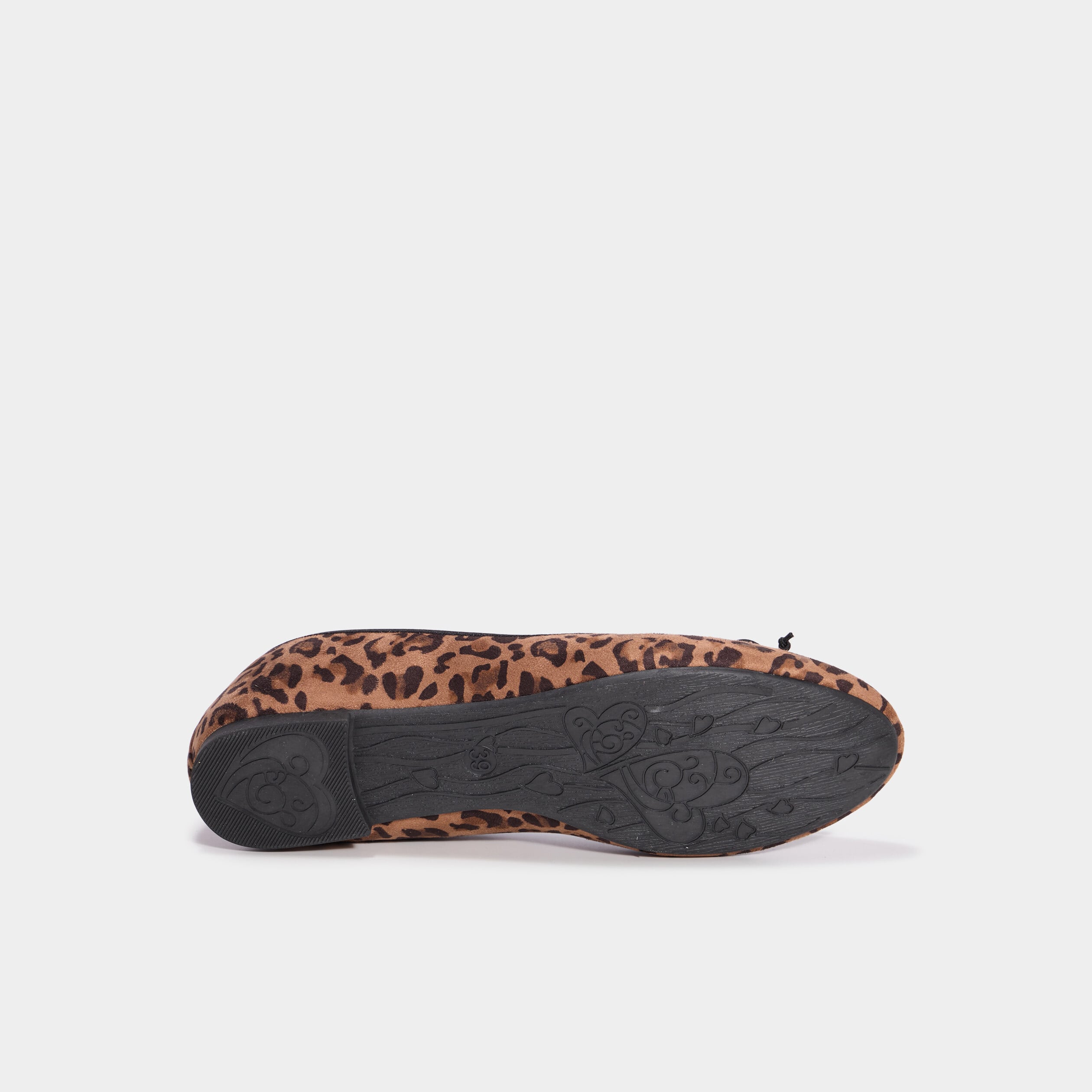 Ballerines plates avec noeuds multicolore femme