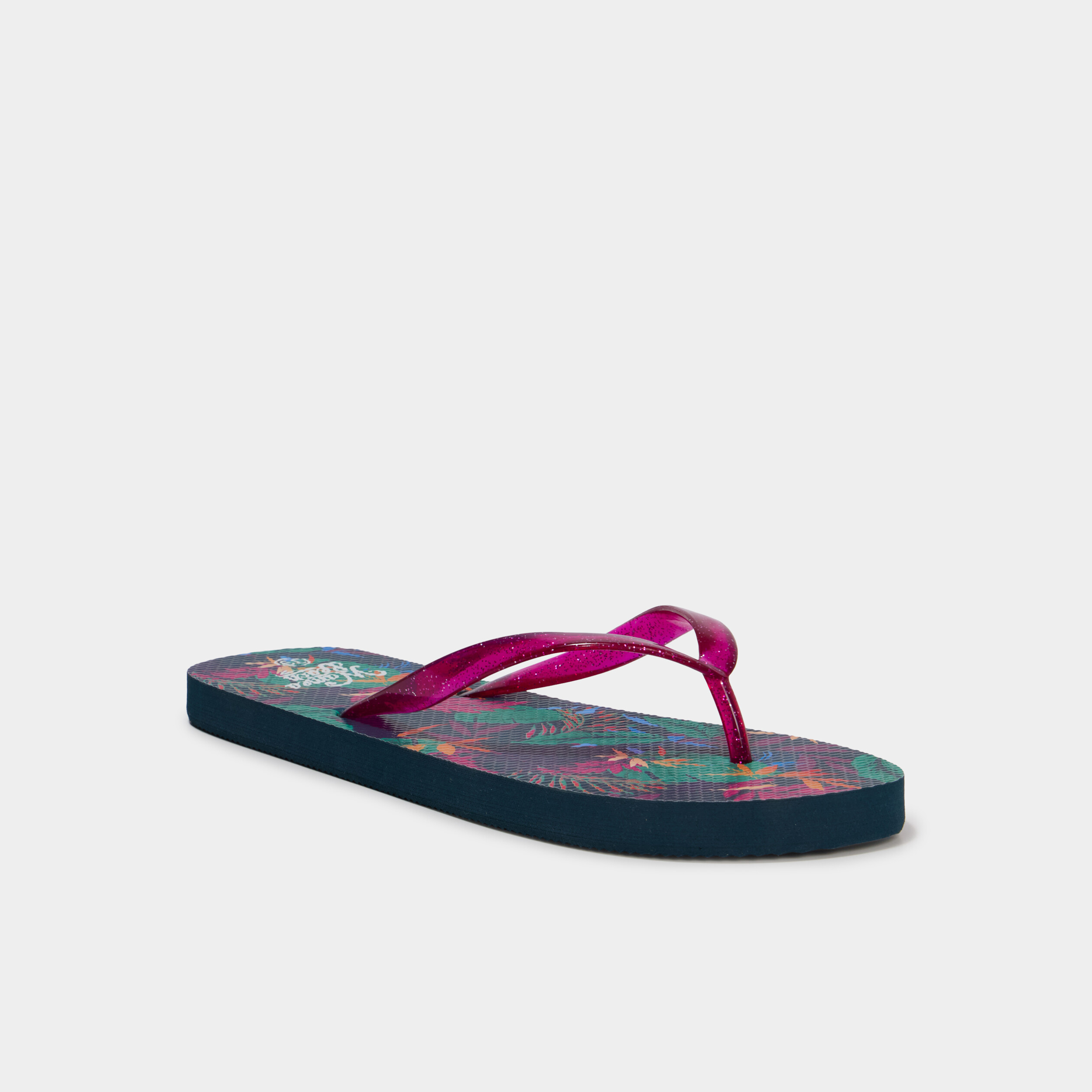 Tongs multicolore femme