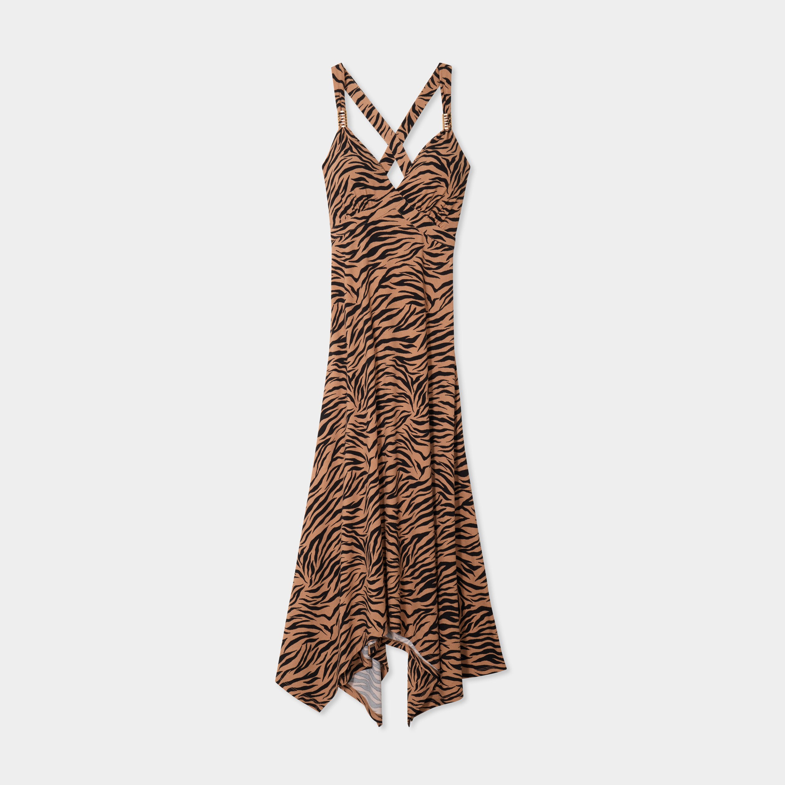 robe longue evasee asymetrique camel femme Robe longue évasée asymétrique camel femme