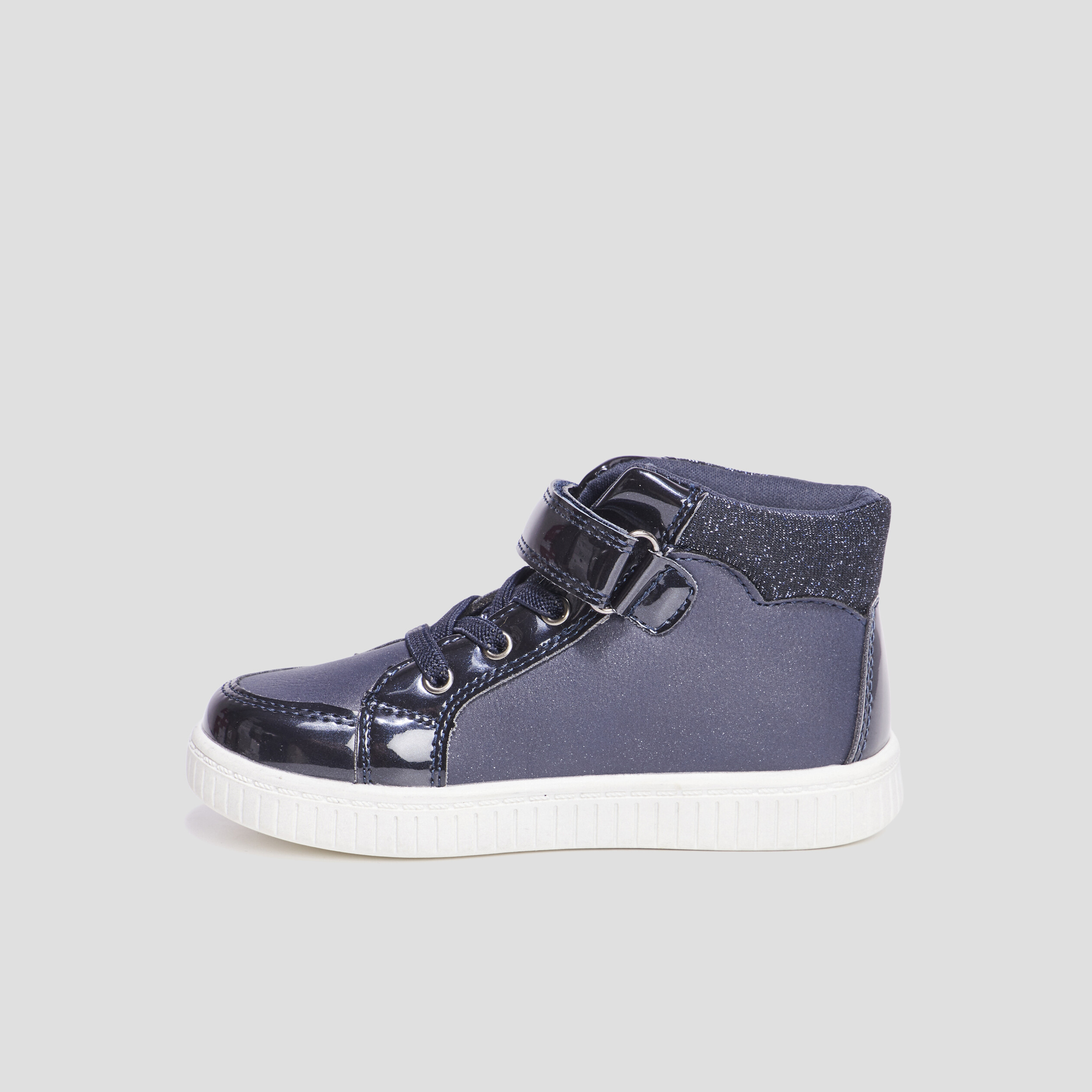 basket bleu paillette femme
