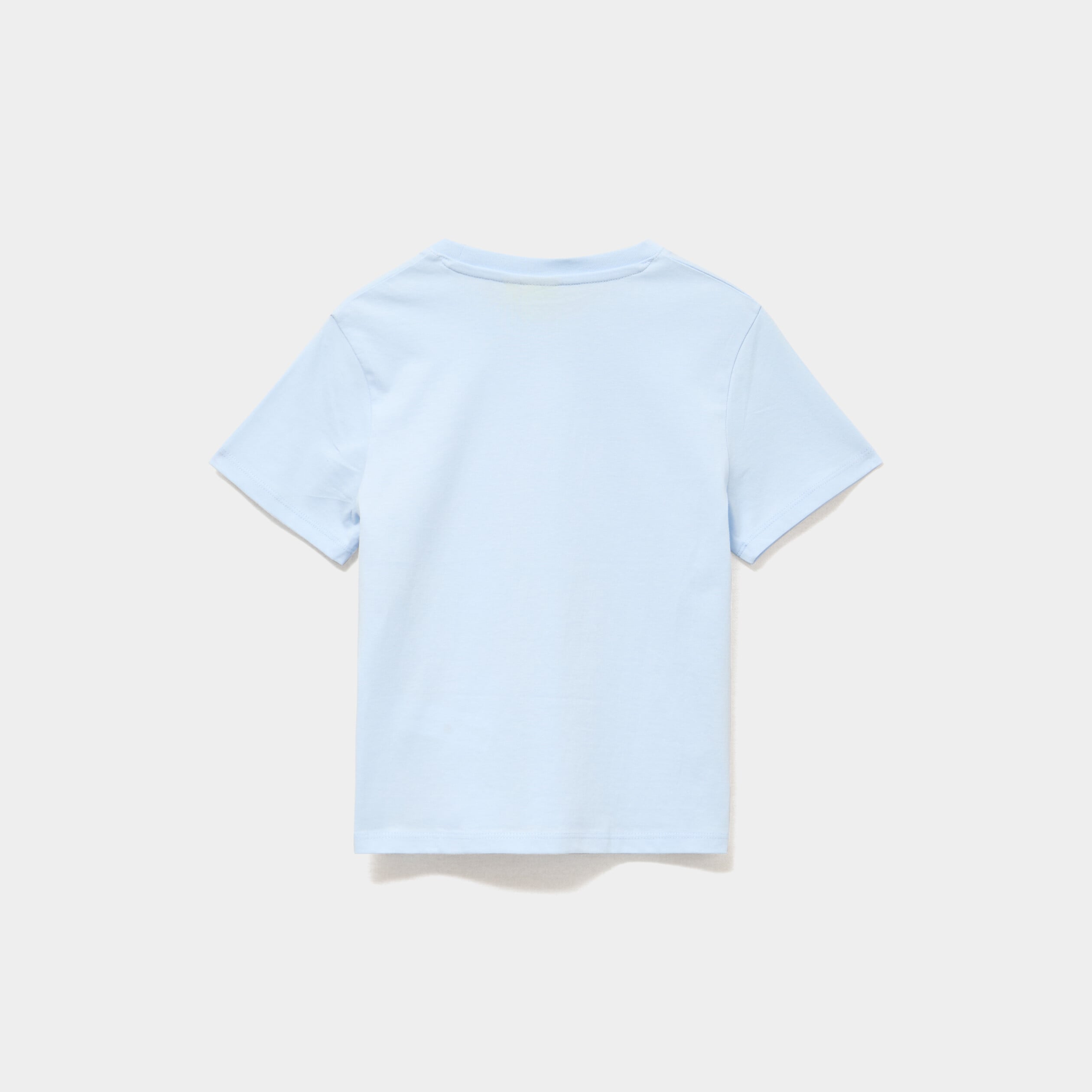 T-shirt manches courtes coton Stitch bleu clair fille