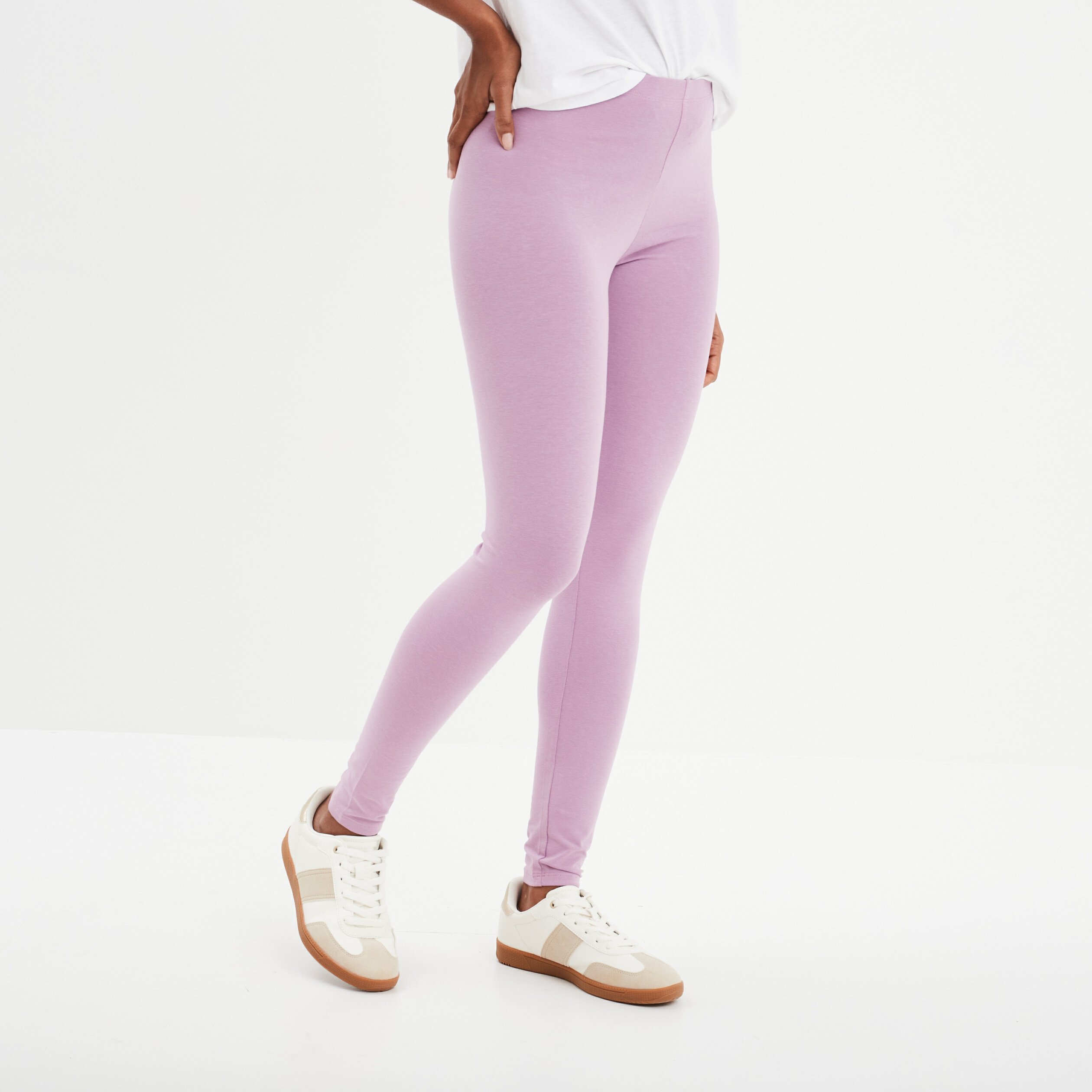 legging long taille haute parme femme Legging long taille haute parme femme