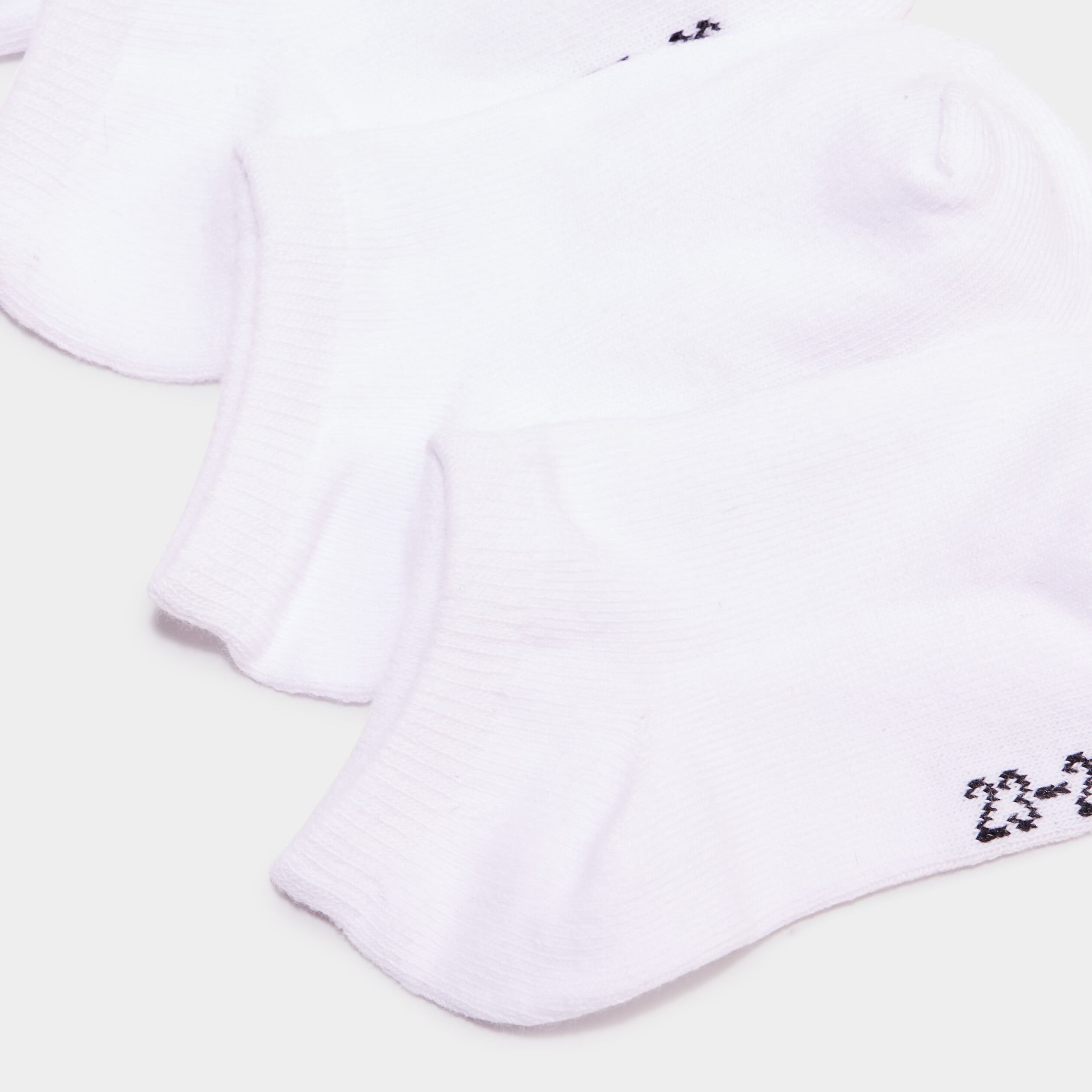 Lot 5 socquettes blanc b&eacute;b&eacute; fille