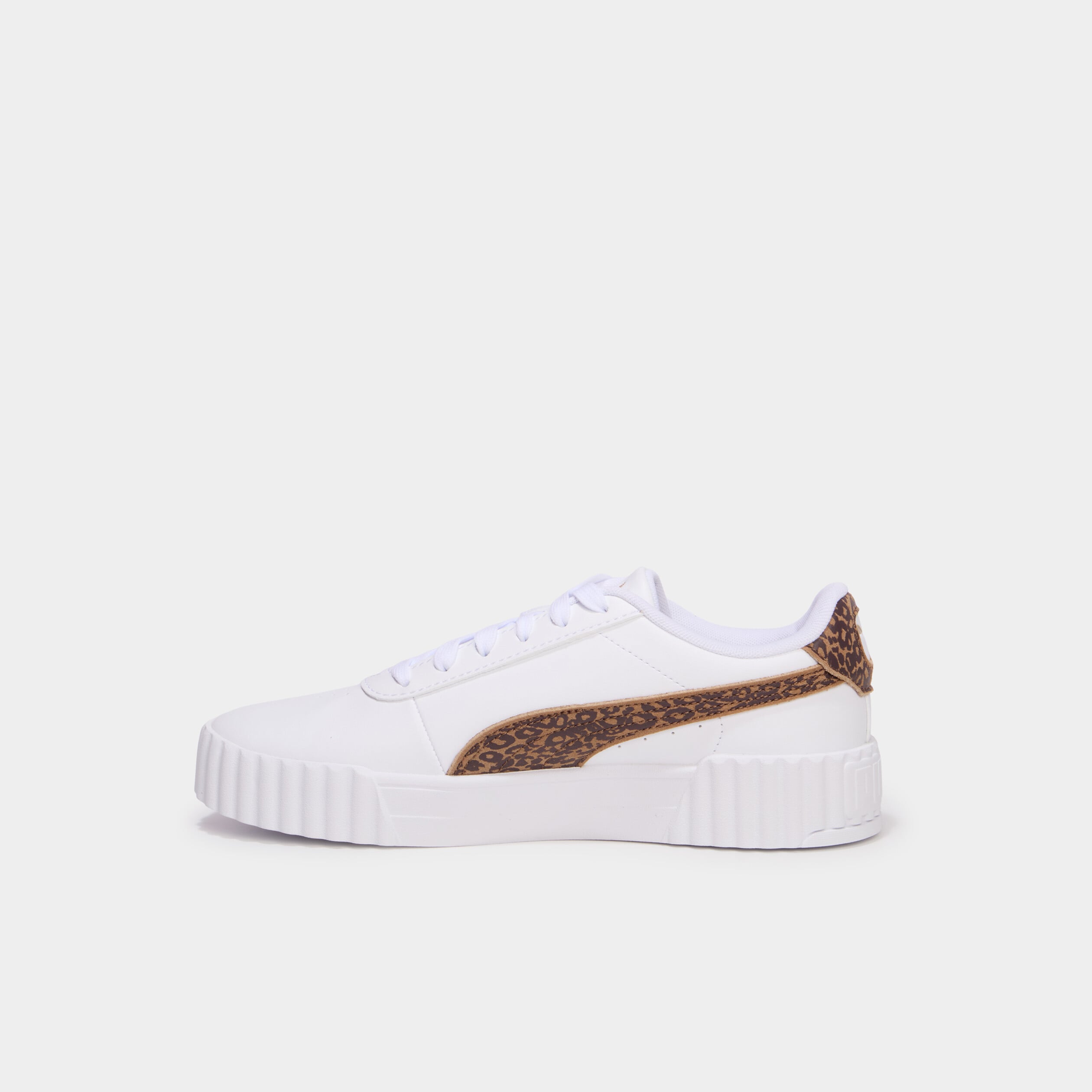 Baskets en cuir Puma Carina 3.0 marron femme