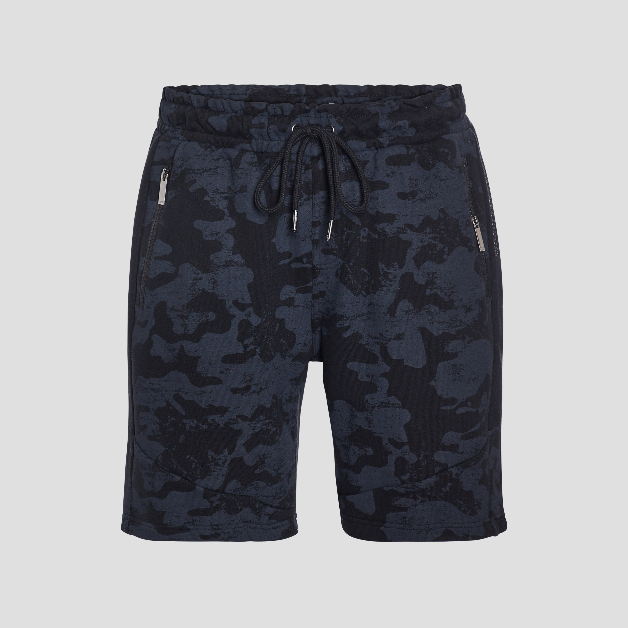 Short jogging droit à coulisse noir homme