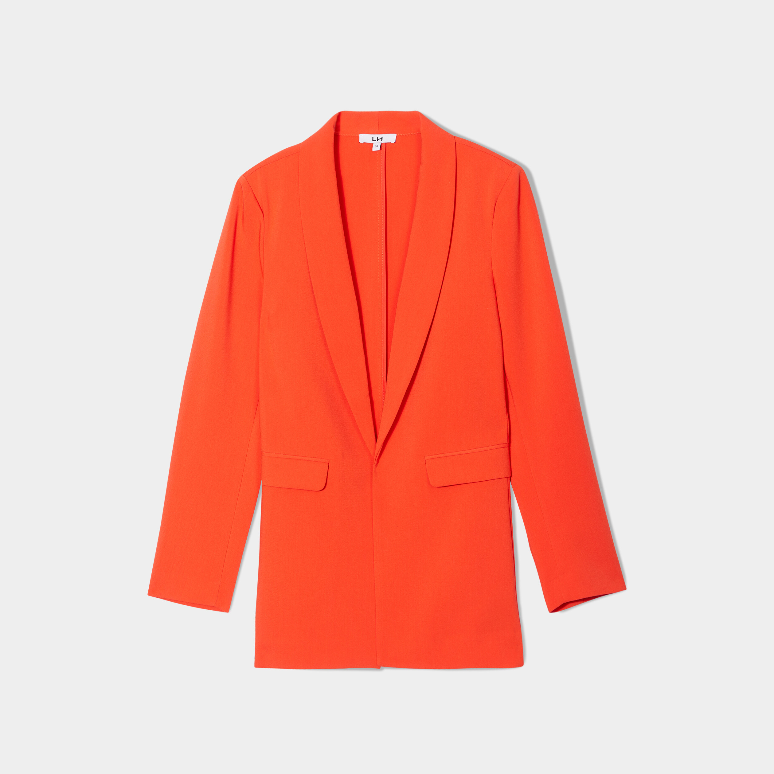 Tailleur orange top femme