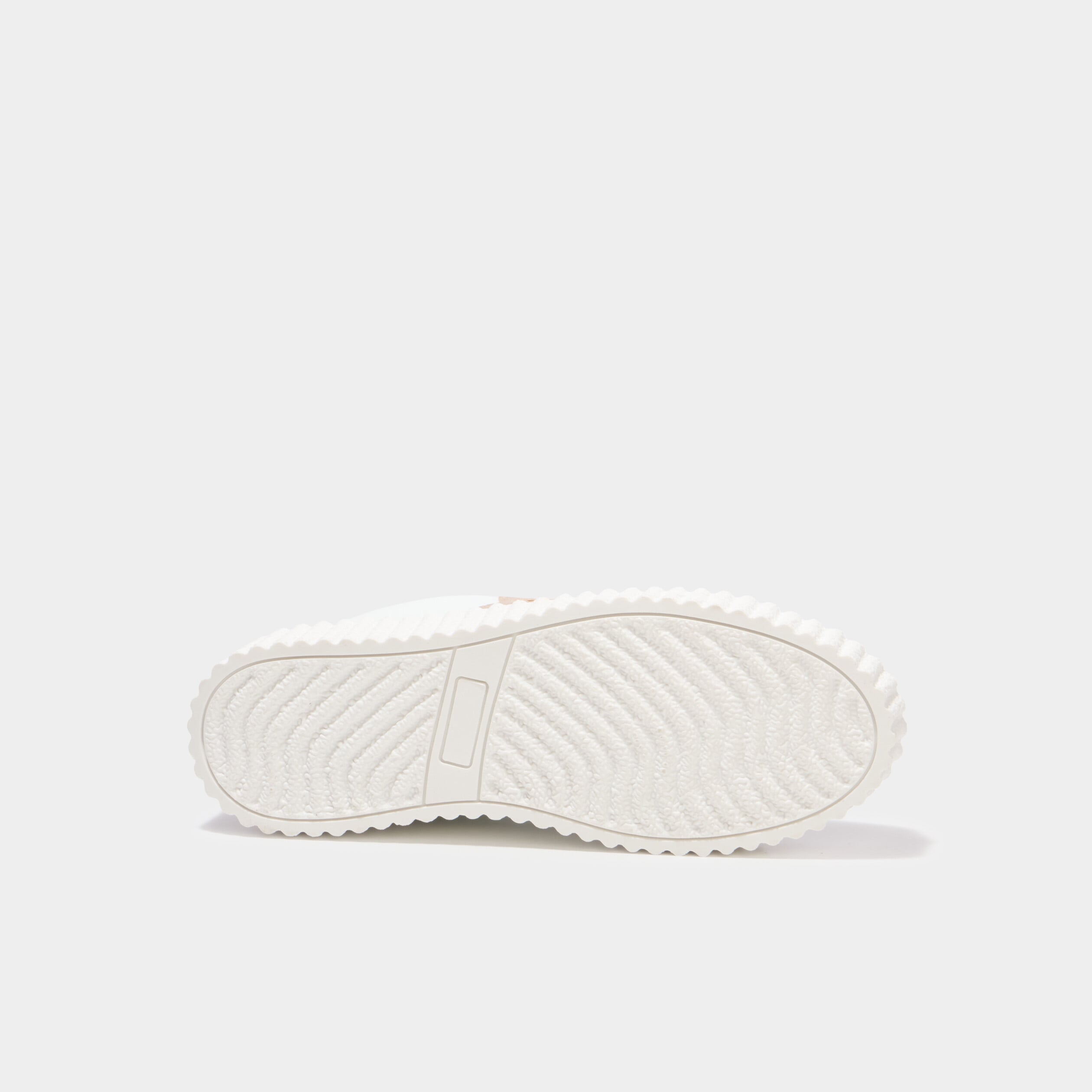 Baskets &agrave; lacets semelles &eacute;paisse blanc femme