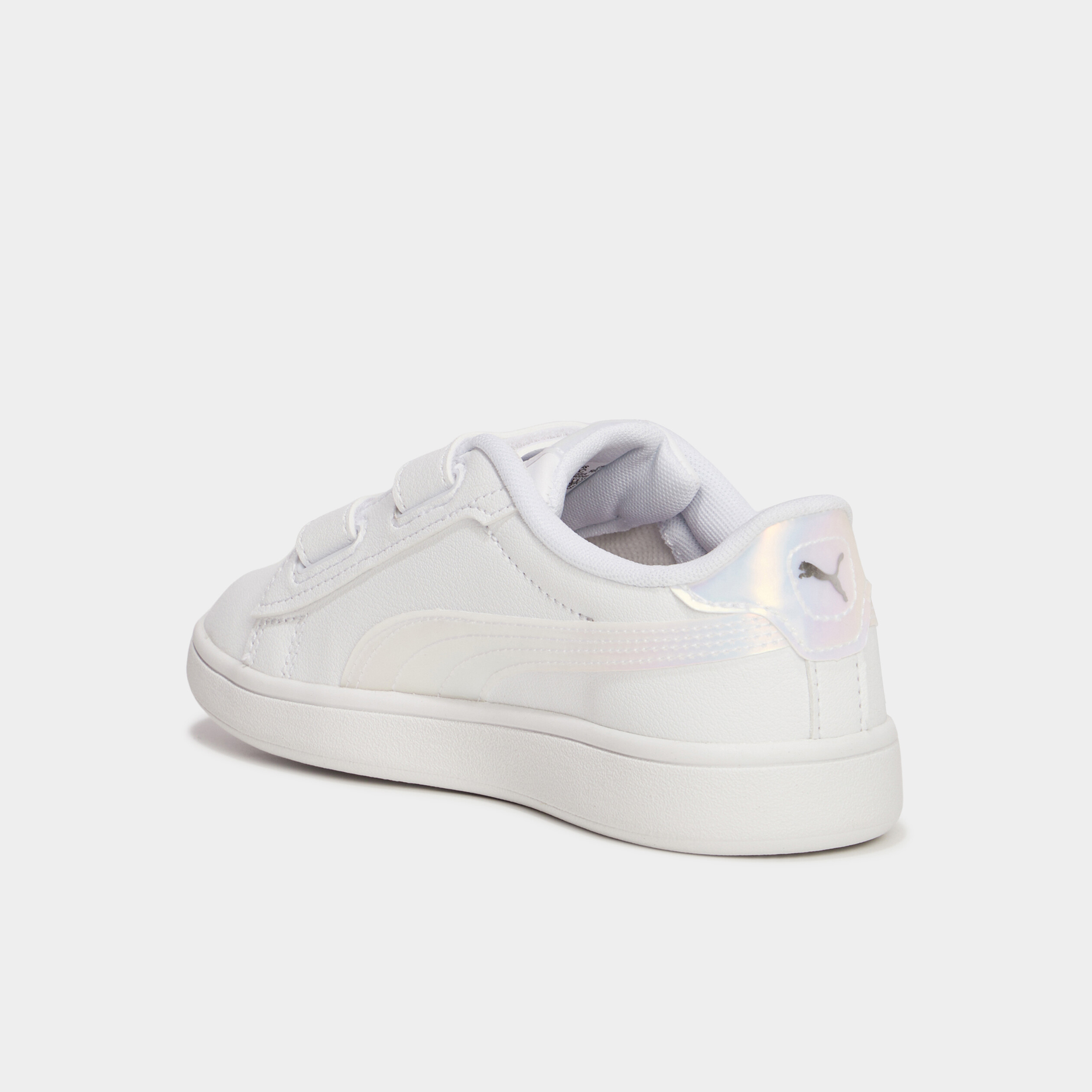 tennis basses a scratchs puma blanc fille Tennis basses à scratchs Puma blanc fille
