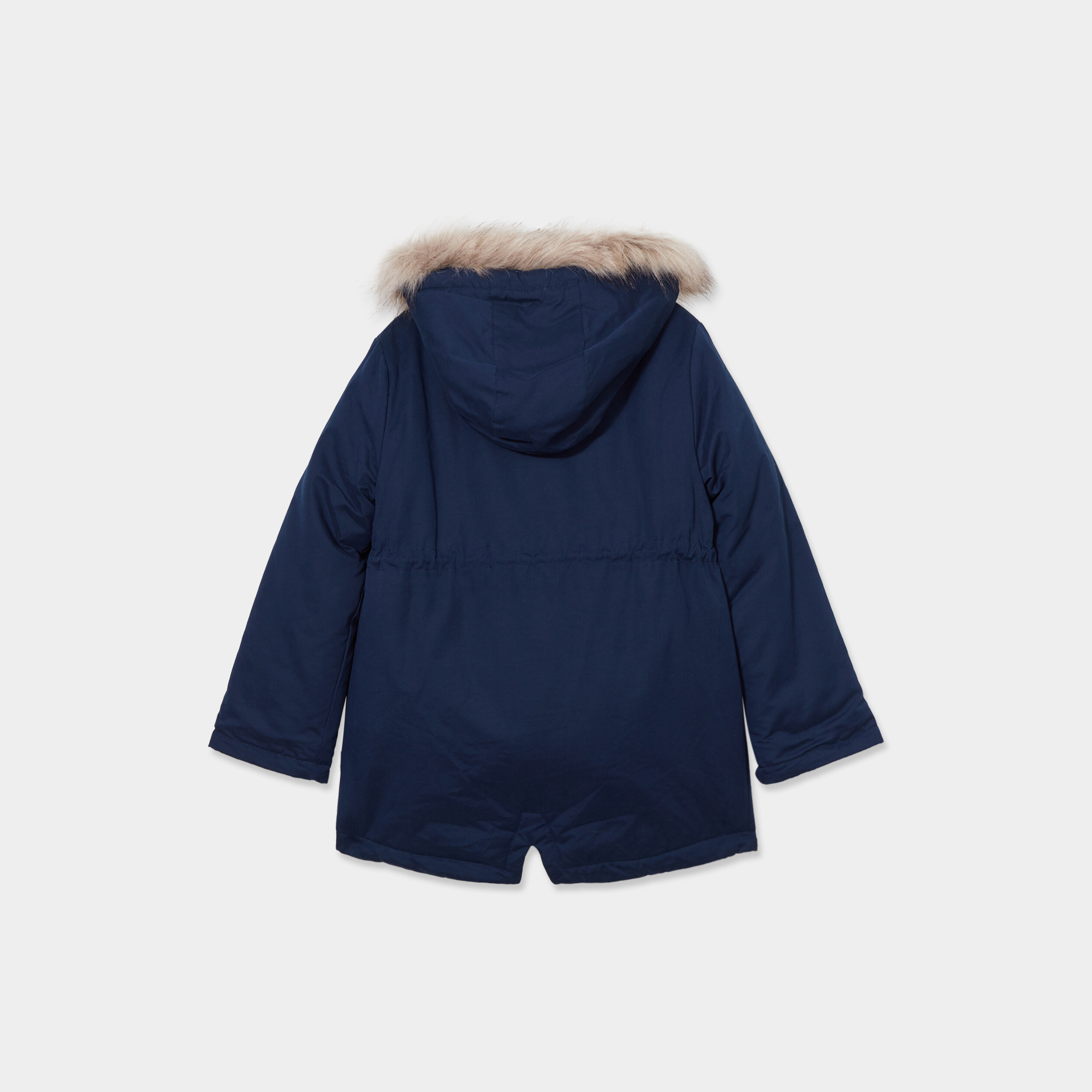 Parka À Capuche Fille c 160 Bordeaux - Prêt-à-Porter