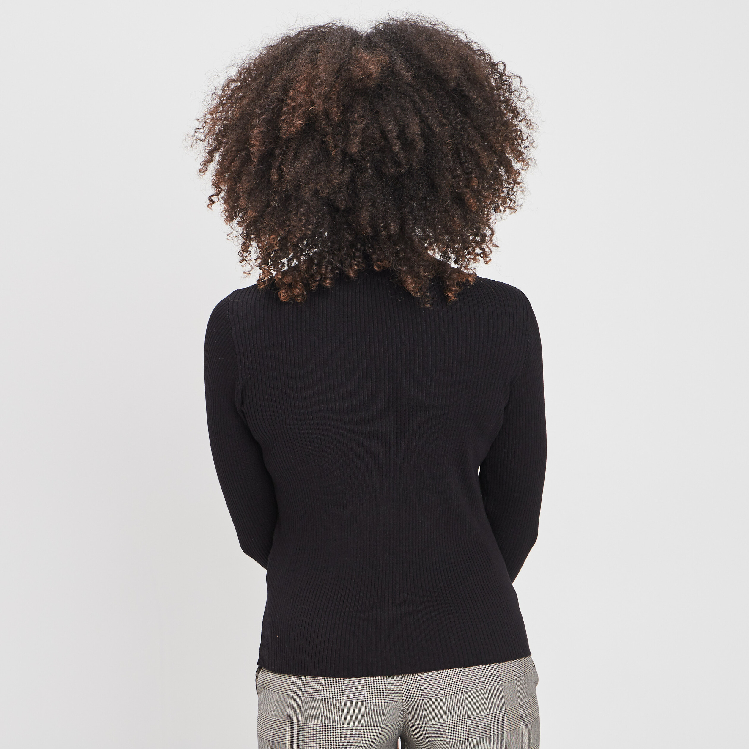 pull avec col montant noir femme Pull avec col montant noir femme