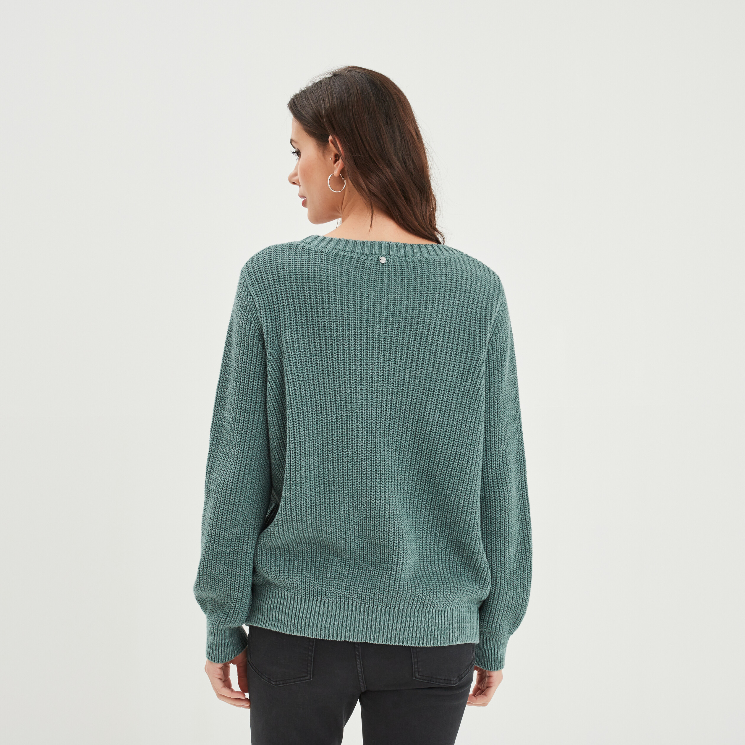 pull ajoure col rond liberto bleu femme Pull ajouré col rond Liberto bleu femme