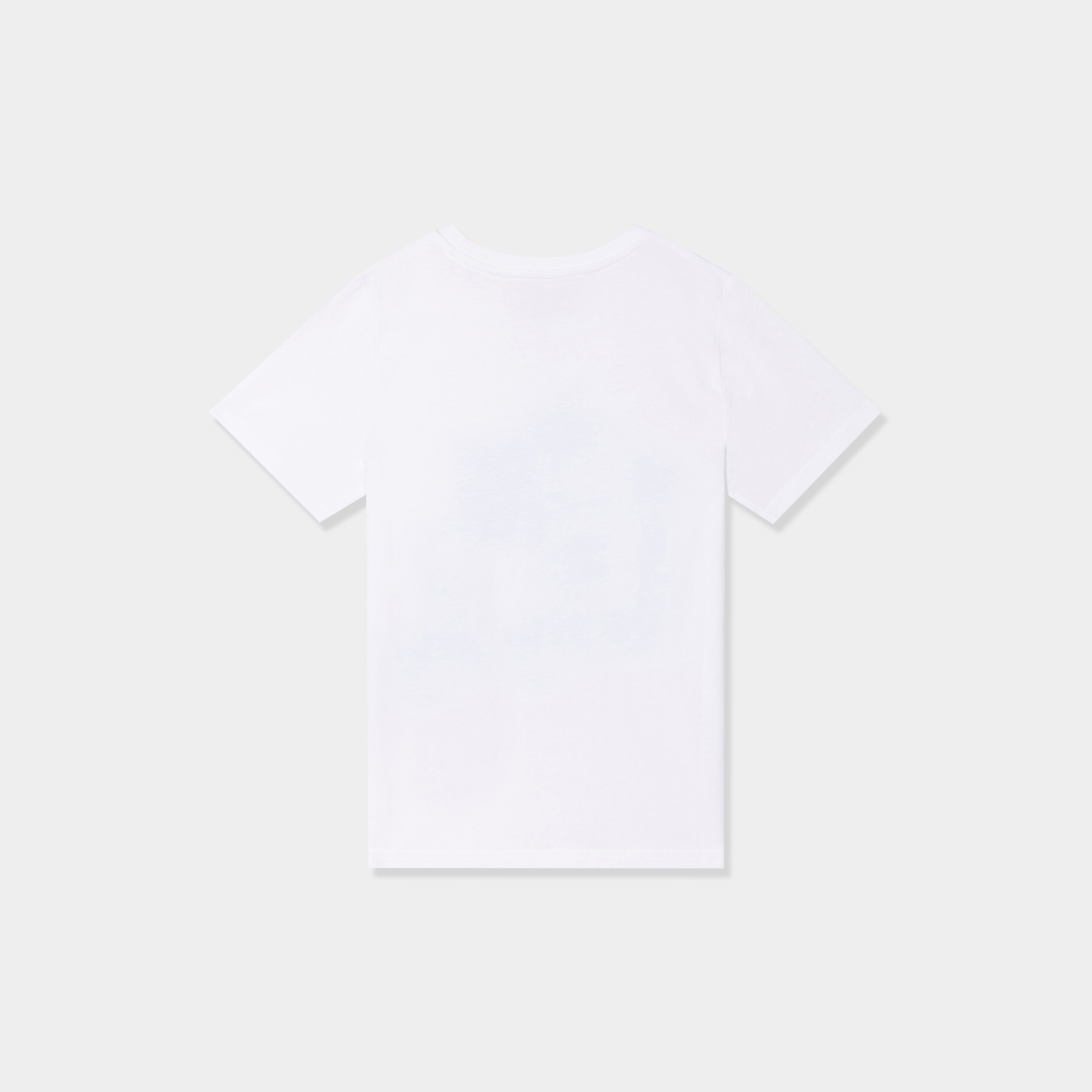 t shirt a col rond manches courtes blanc garcon T-shirt à col rond manches courtes blanc garçon