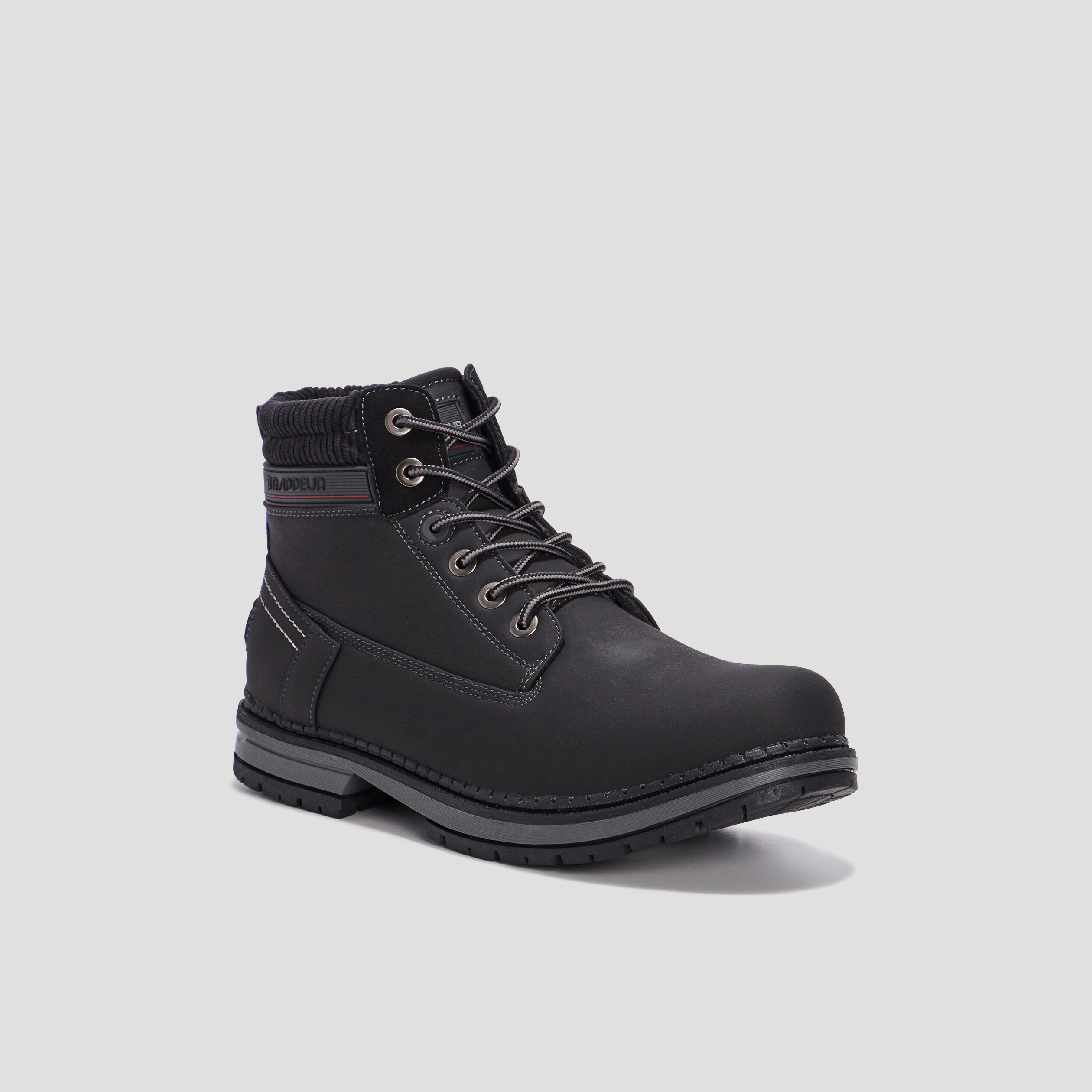 boots semelle crantees noir homme Boots semelle crantées noir homme