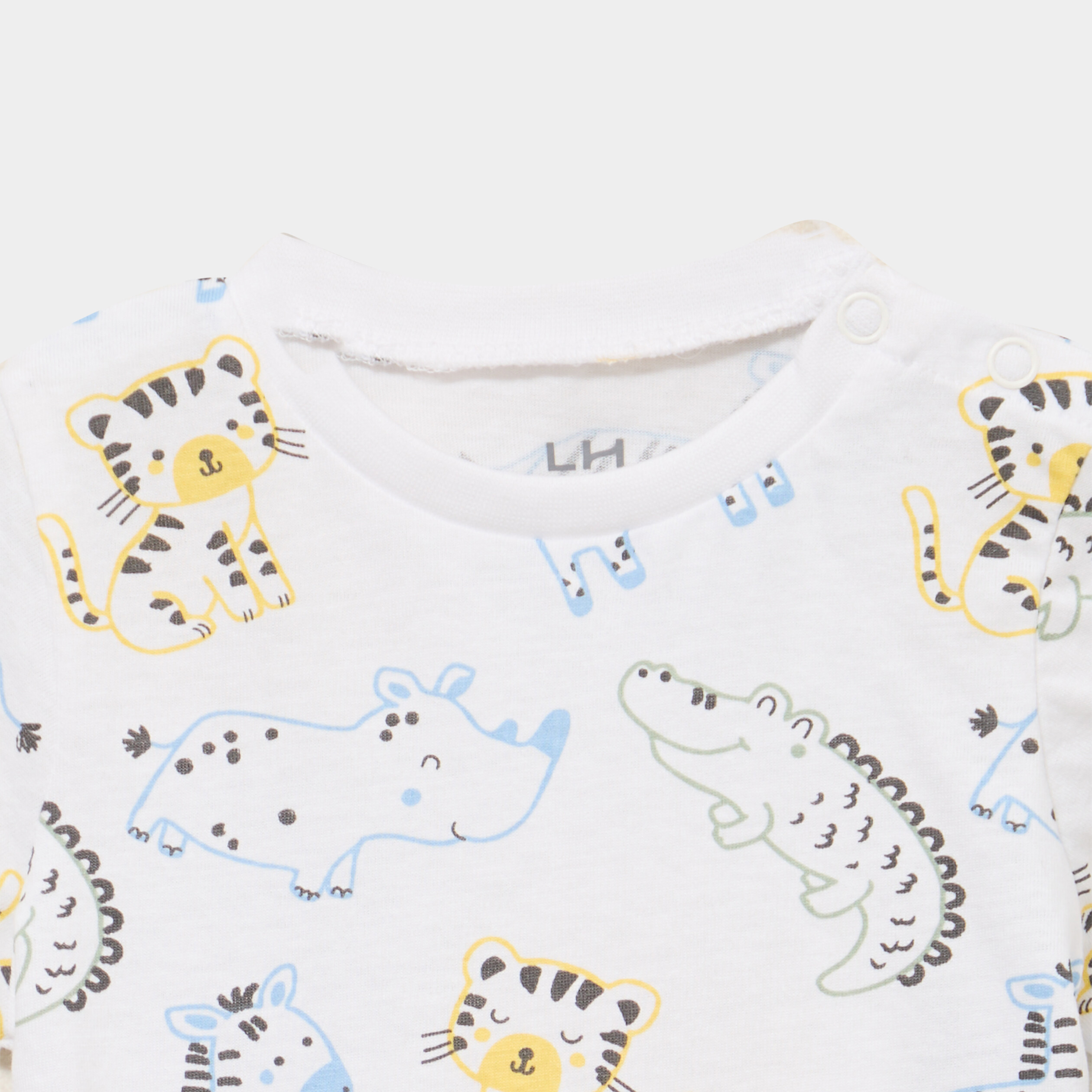 T-shirt manches courtes coton blanc b&eacute;b&eacute; gar&ccedil;on