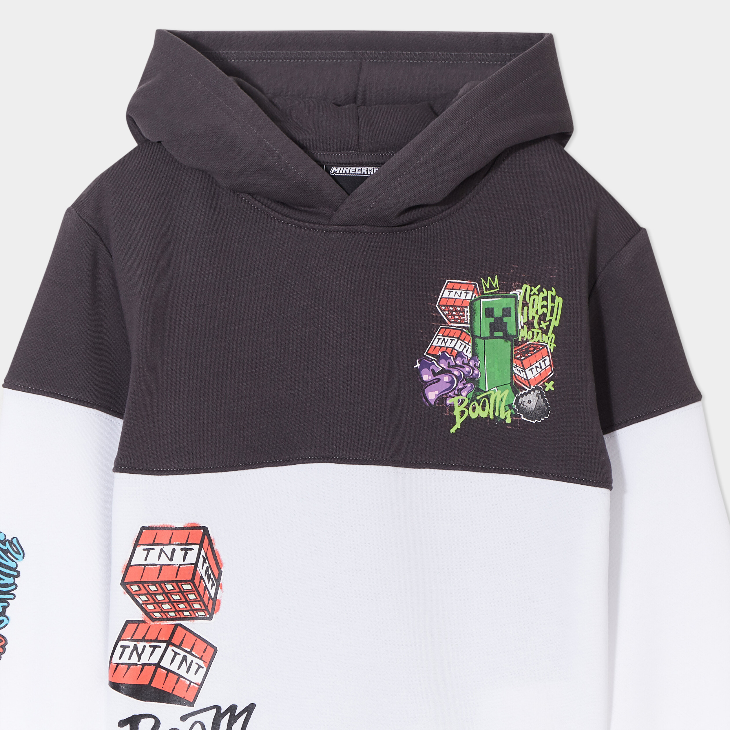 sweat a capuche hoodie minecraft multicolore garcon Sweat à capuche hoodie Minecraft multicolore garçon